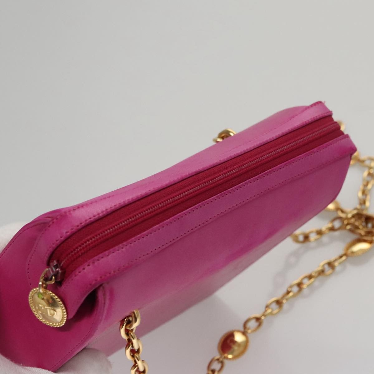 Dior Pink Leather Shoulder Bag (Pre-Owned) Size ONE SIZE - 16 Thumbnail