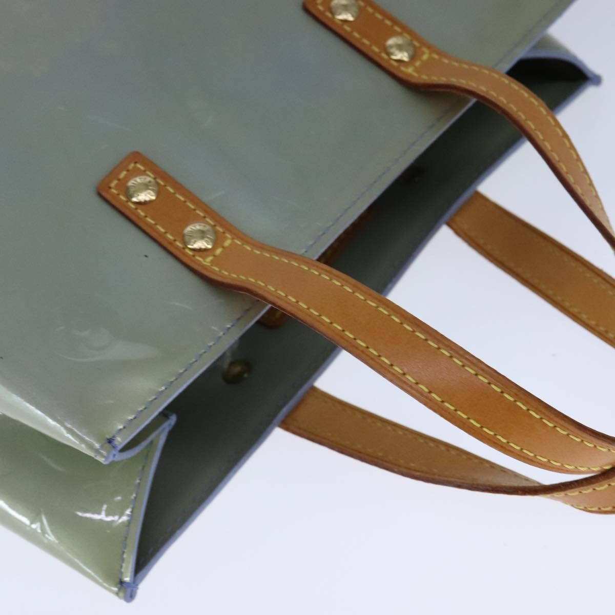Louis Vuitton Reade Grey Patent Leather Handbag (Pre-Owned) Size ONE SIZE - 16 Thumbnail
