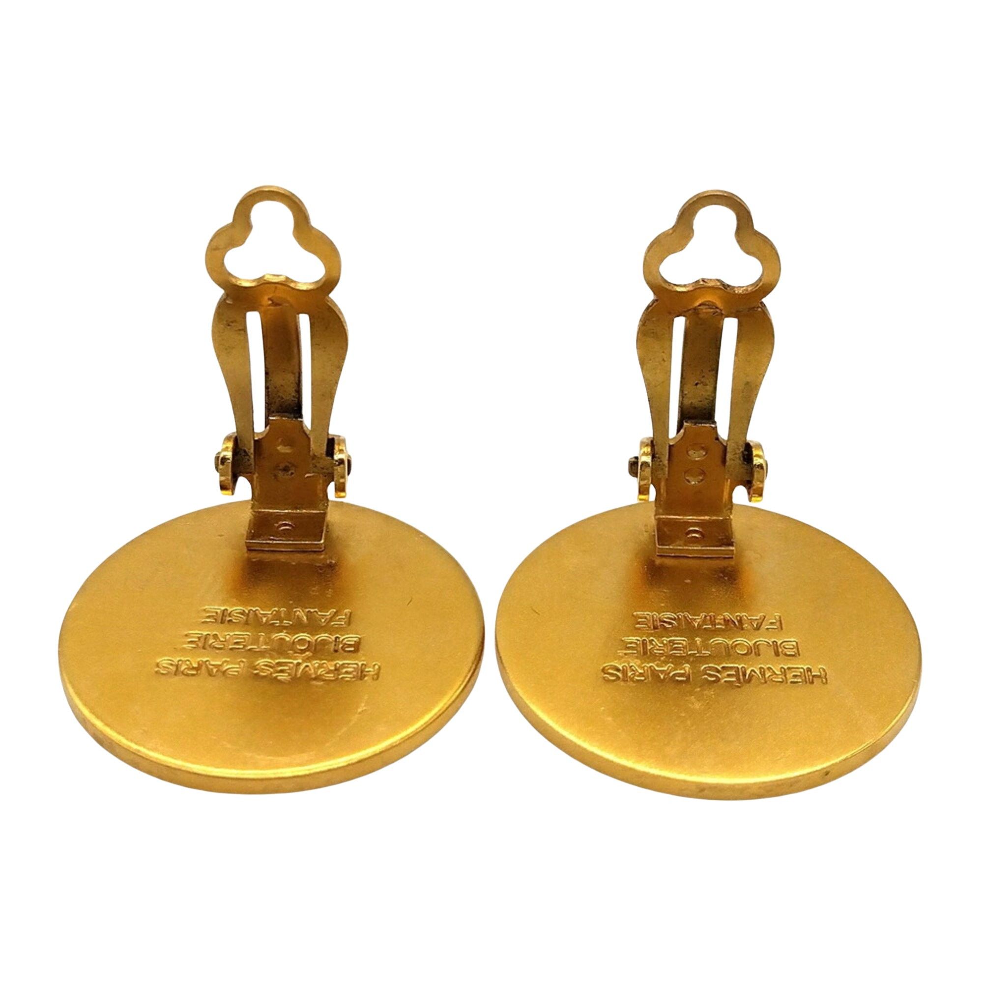 Hermes Hermès Sellier earring Size ONE SIZE - 2 Thumbnail