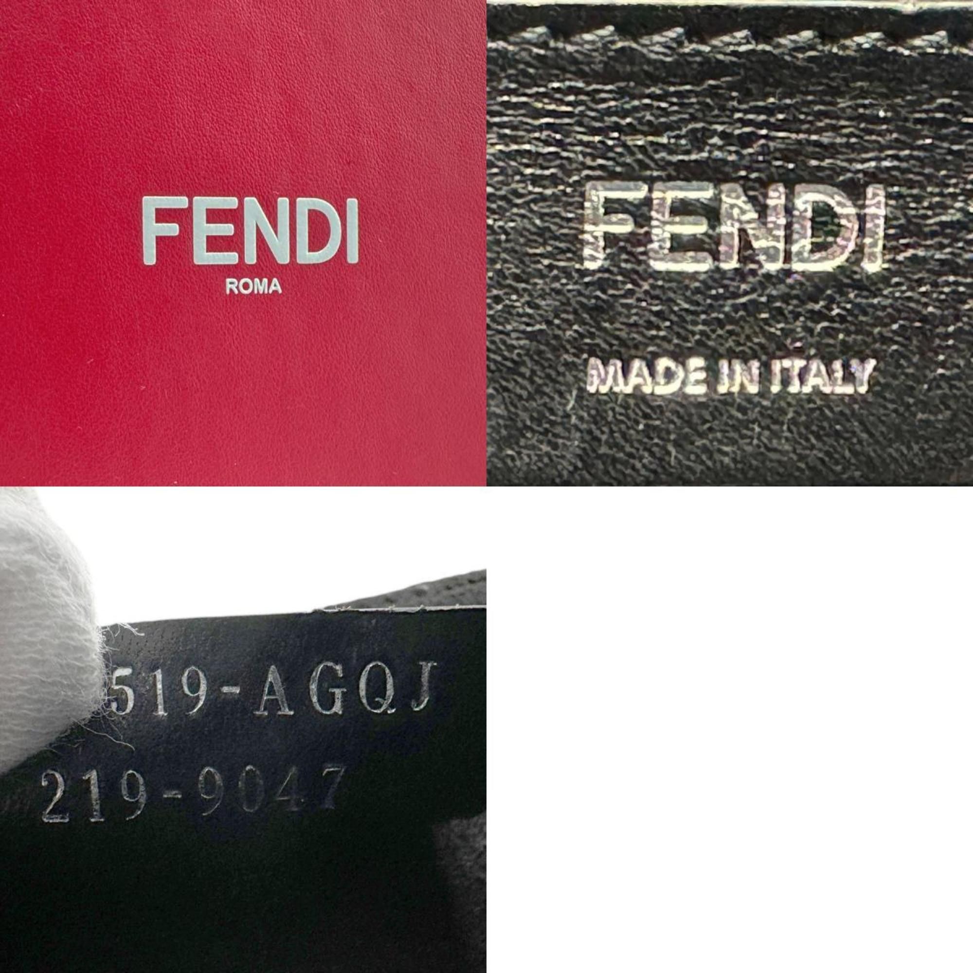 Fendi FENDI Shoulder Bag Box Leather Dark Red White Silver Men's 7VA519-AGQJ n0890 Size ONE SIZE - 5 Thumbnail