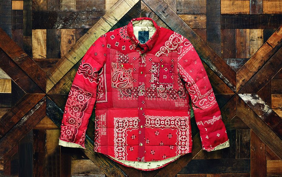 Visvim red shop bandana jacket