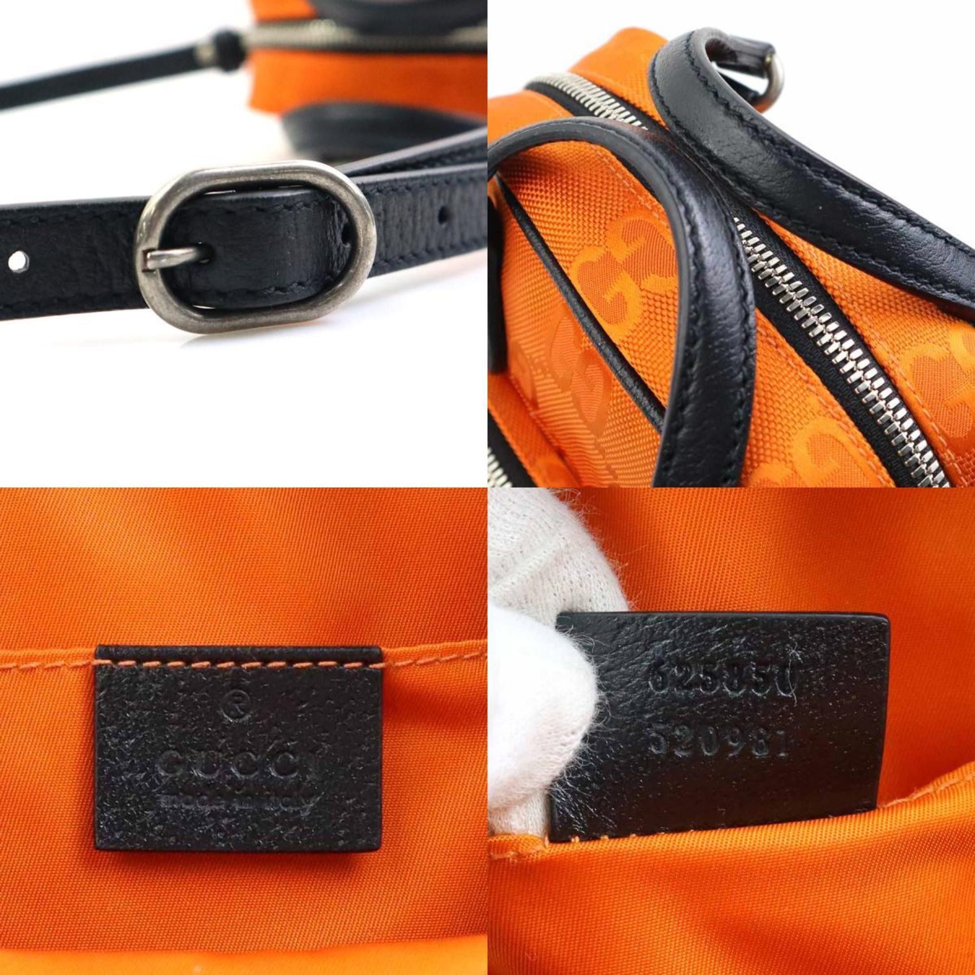 Gucci GUCCI shoulder bag OFF THE GRID nylon canvas orange men's 625850 r10341a Size ONE SIZE - 4 Thumbnail