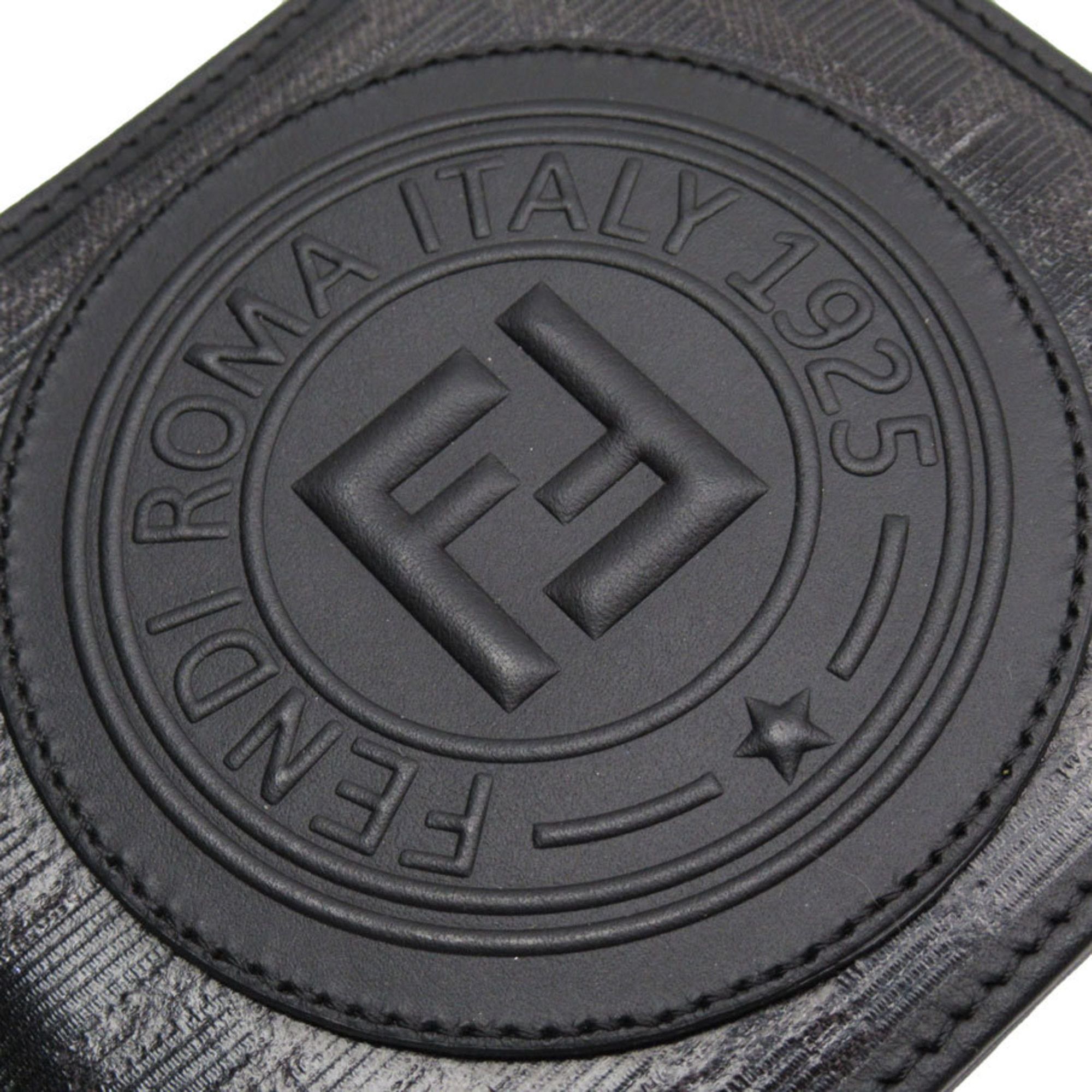 Fendi FENDI Wallet Coated Canvas Black Men's 7M0169-A5K4 t19318g Size ONE SIZE - 3 Thumbnail