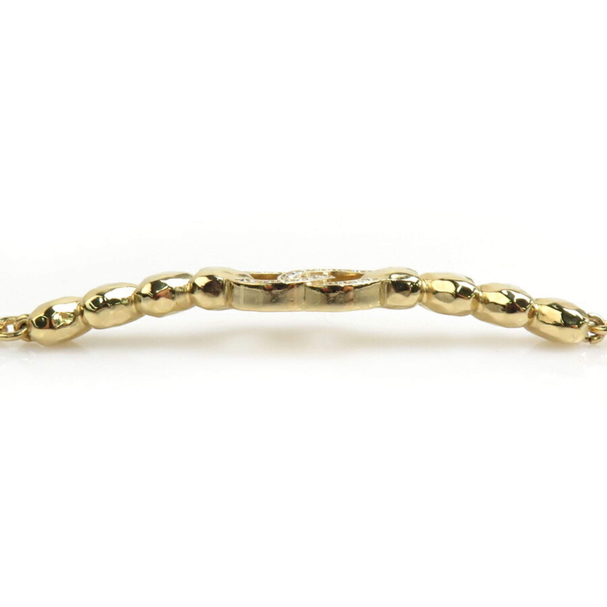 Chanel CHANEL Necklace Metal Rhinestone Gold Women's 90019k Size ONE SIZE - 4 Thumbnail