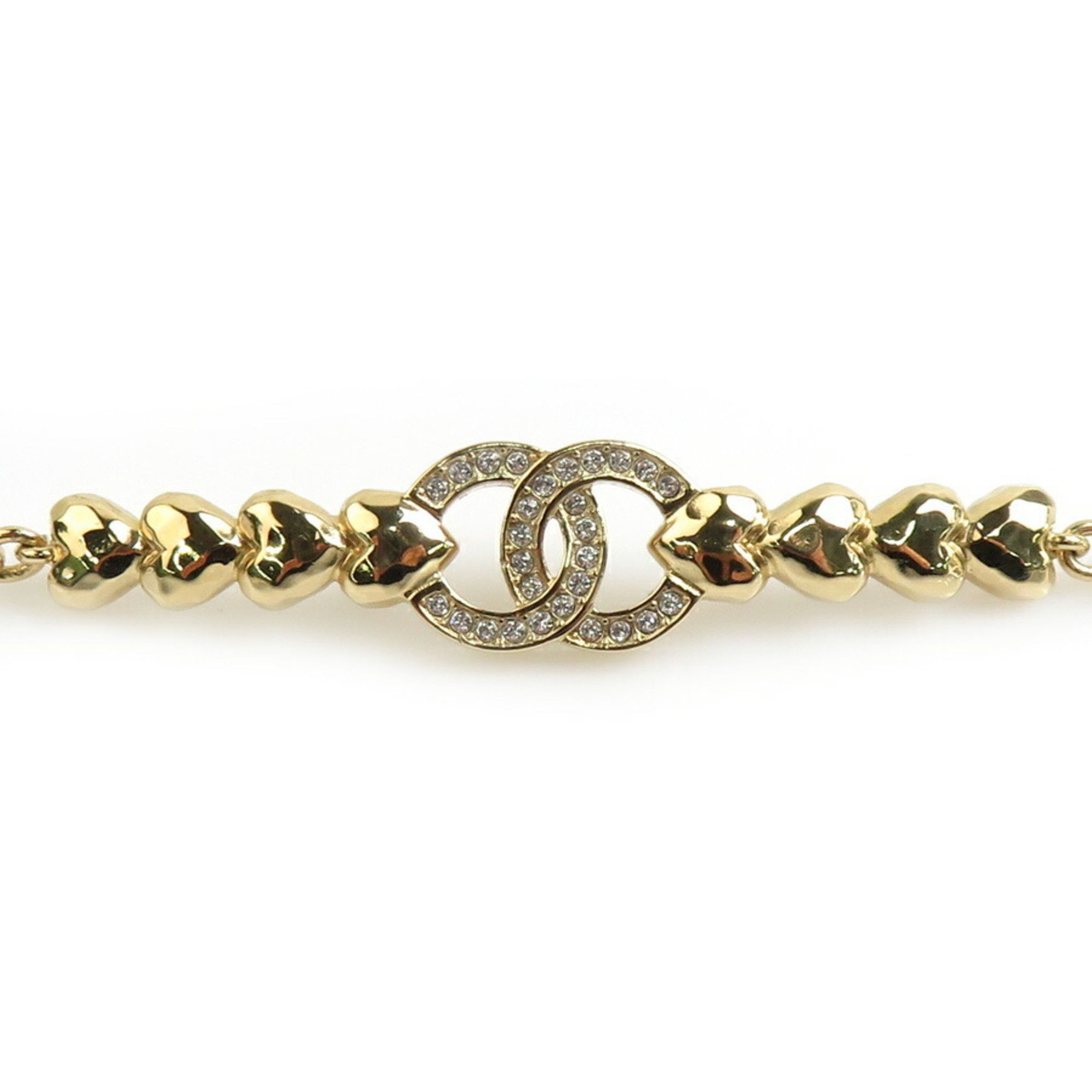 Chanel CHANEL Necklace Metal Rhinestone Gold Women's 90019k Size ONE SIZE - 3 Thumbnail