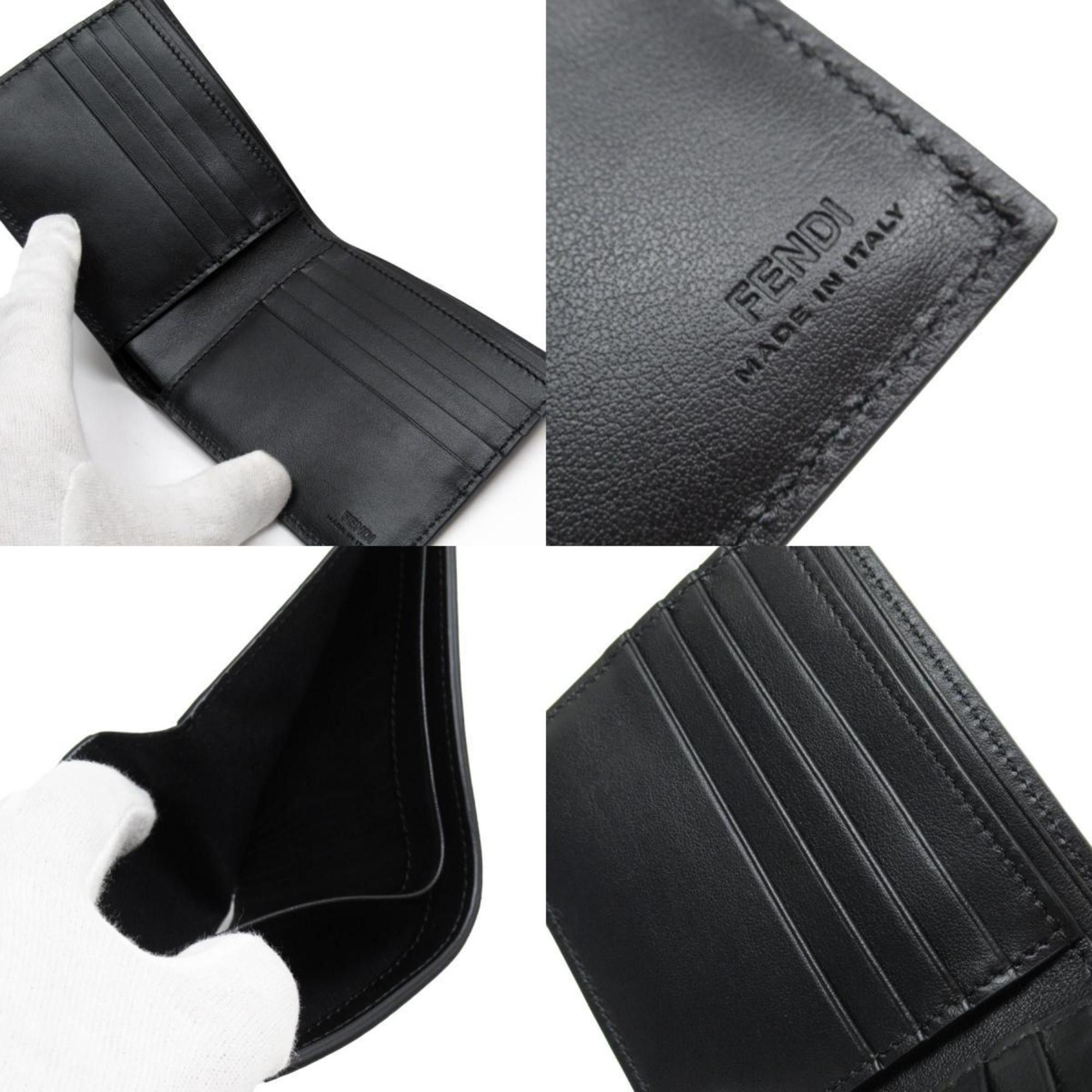 Fendi FENDI wallet leather black men's 7MO169-AGLP t19196j Size ONE SIZE - 5 Thumbnail