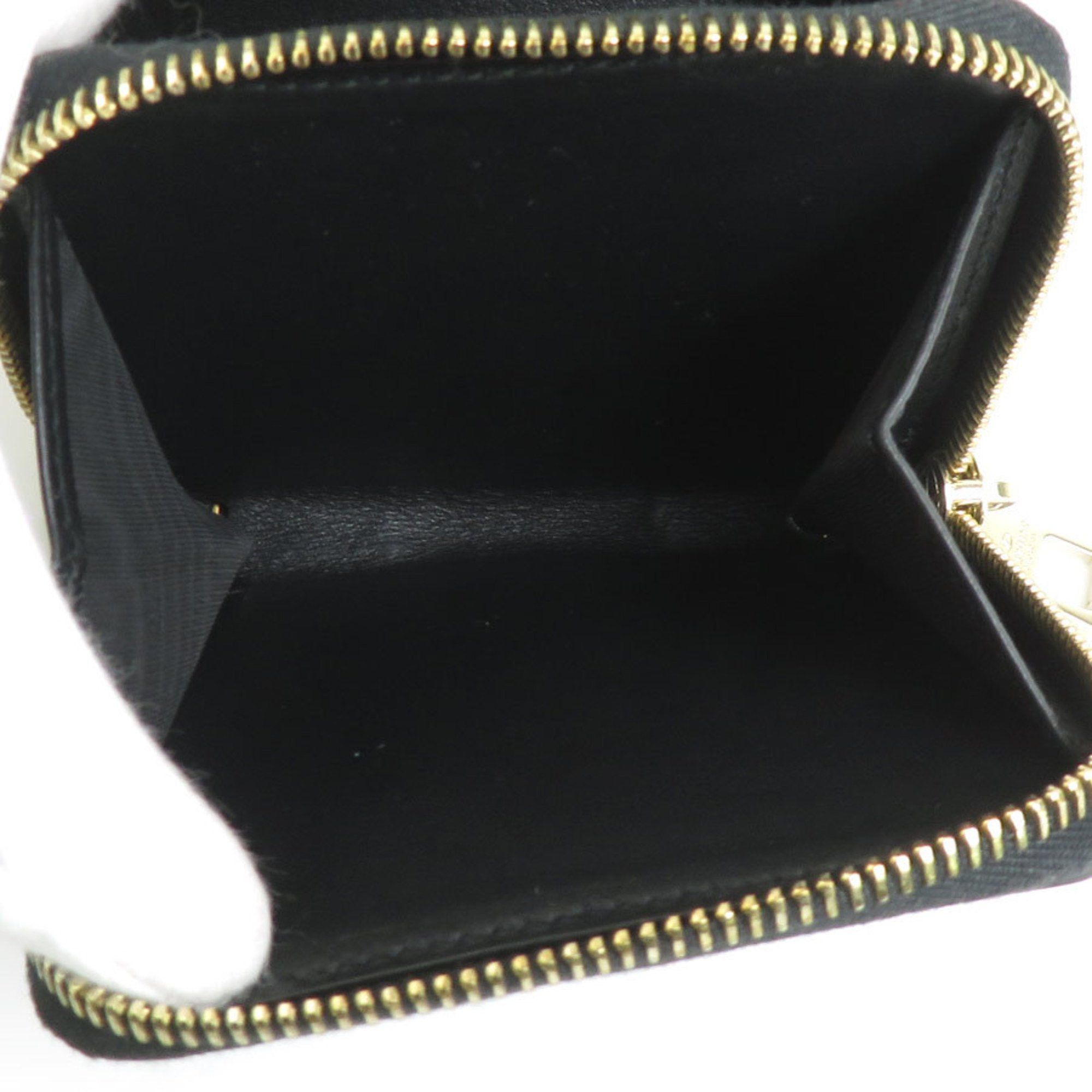 Valentino Valentino Garavani Wallet/Coin Case Compact Wallet Leather Black Men's Women's h30844a Size ONE SIZE - 4 Thumbnail