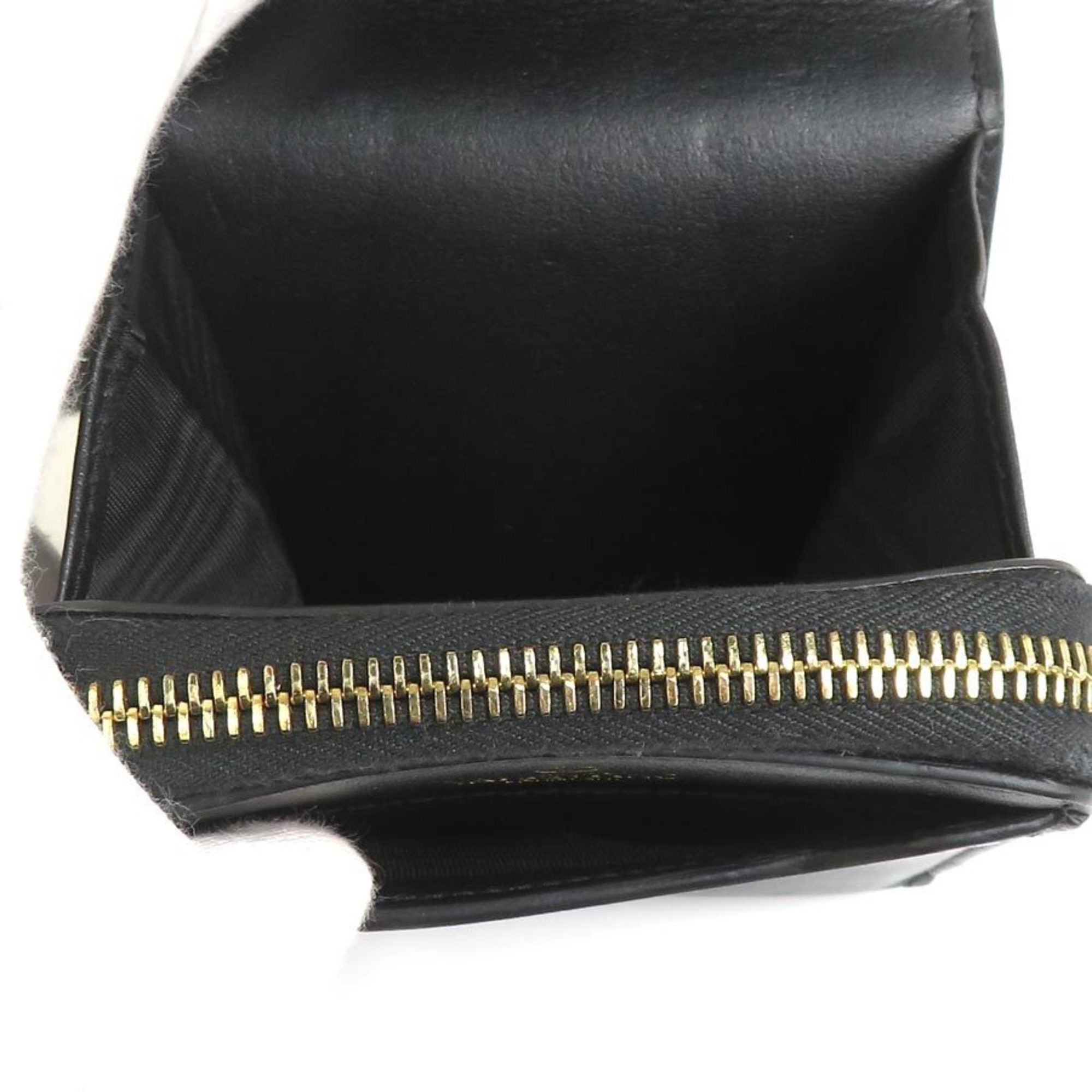Valentino Valentino Garavani Wallet/Coin Case Compact Wallet Leather Black Men's Women's h30844a Size ONE SIZE - 3 Thumbnail