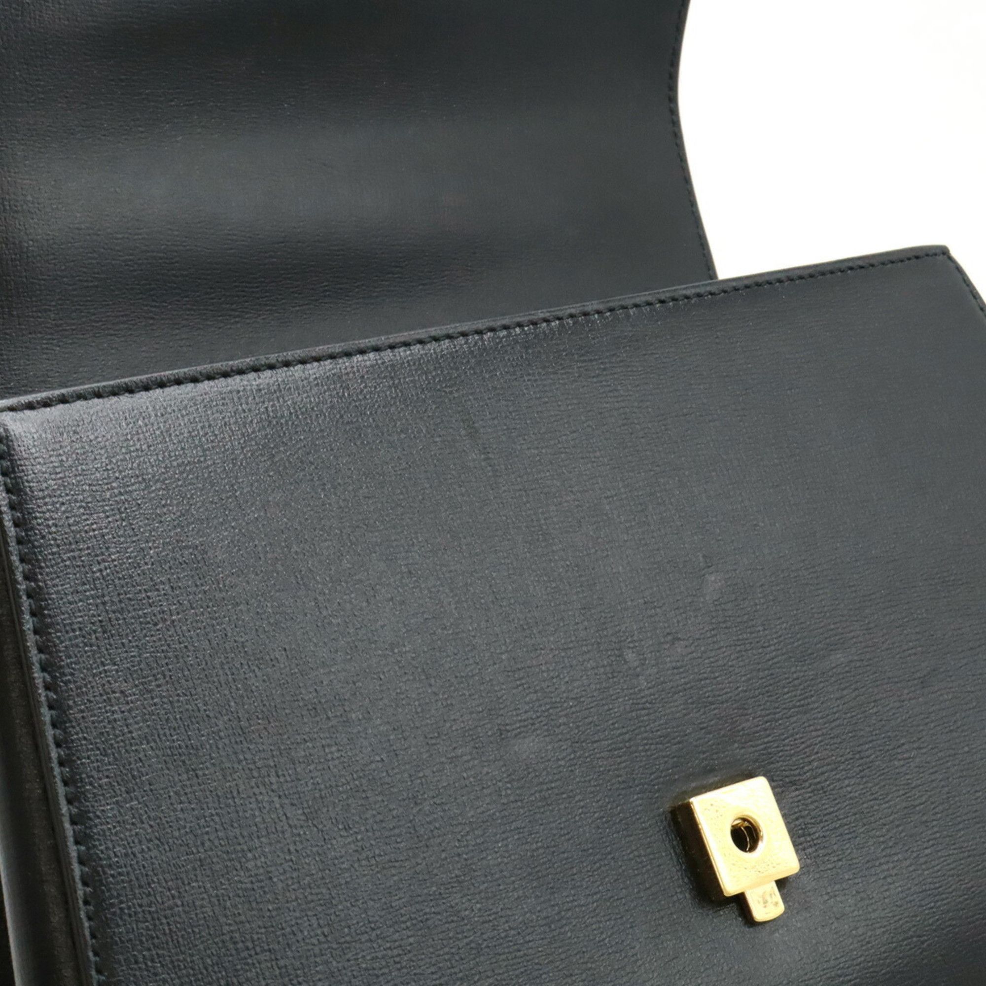 Gucci GUCCI Horsebit 1955 Medium Bag Handbag Shoulder Leather Black 702049 Size ONE SIZE - 7 Thumbnail