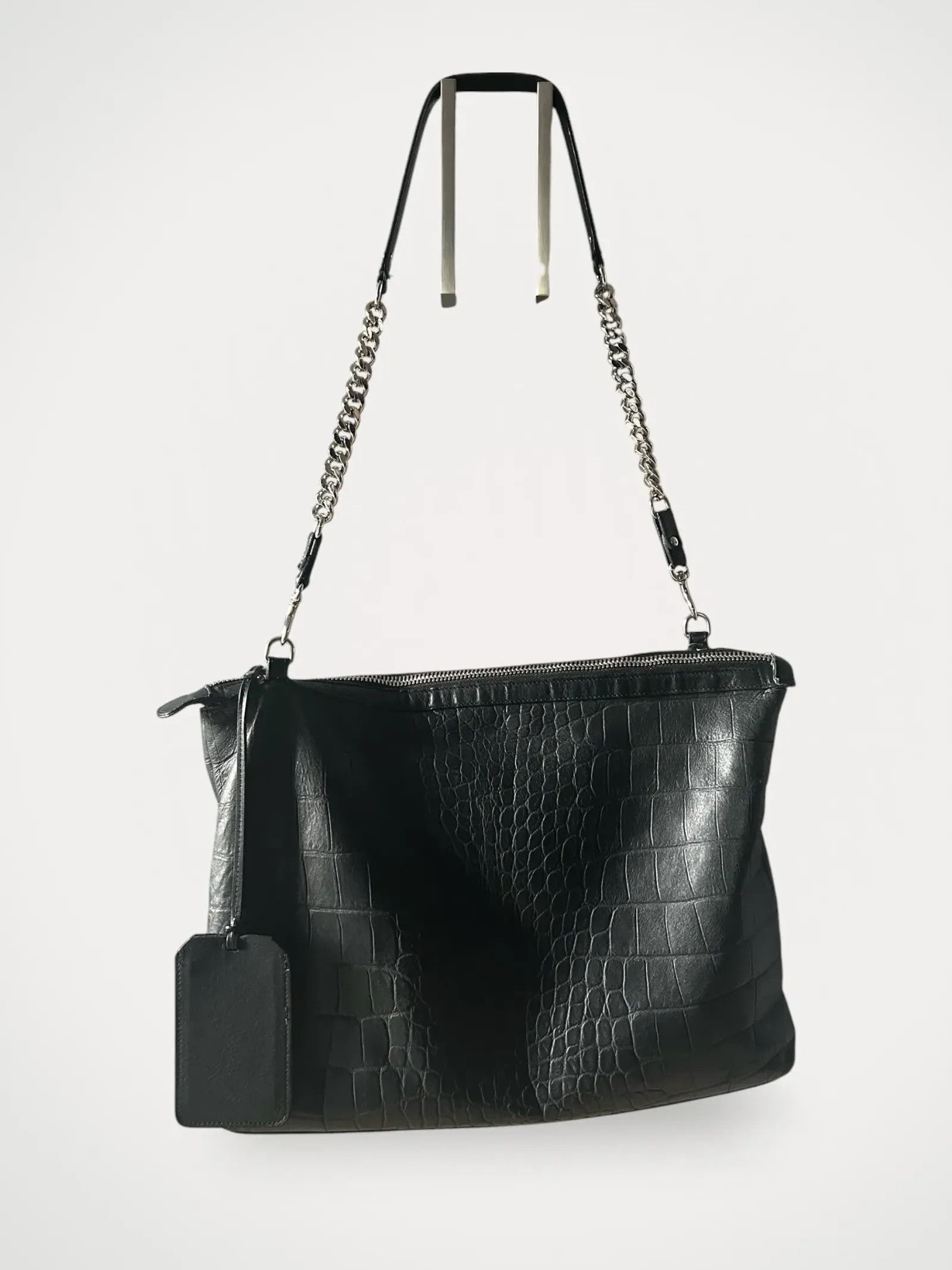 Liffner Little Liffner Power Pouche Croc Crossbody Bag Size ONE SIZE - 2 Thumbnail