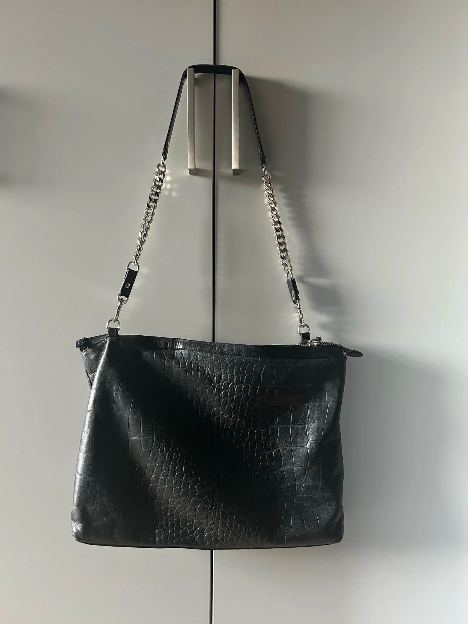 Liffner Little Liffner Power Pouche Croc Crossbody Bag Size ONE SIZE - 4 Thumbnail
