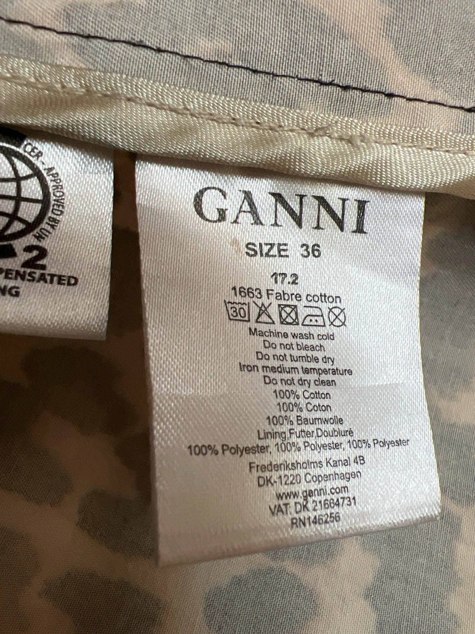 Ganni Ganni Trench coat Jacket Size XS / US 0-2 / IT 36-38 - 3 Thumbnail