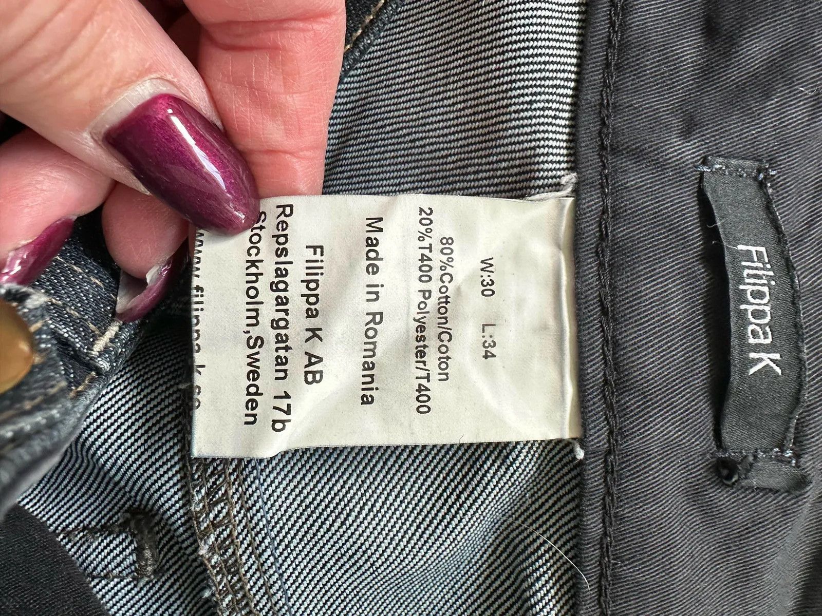 Filippa K Filippa K Jeans Size 30" / US 8 / IT 44 - 3 Thumbnail