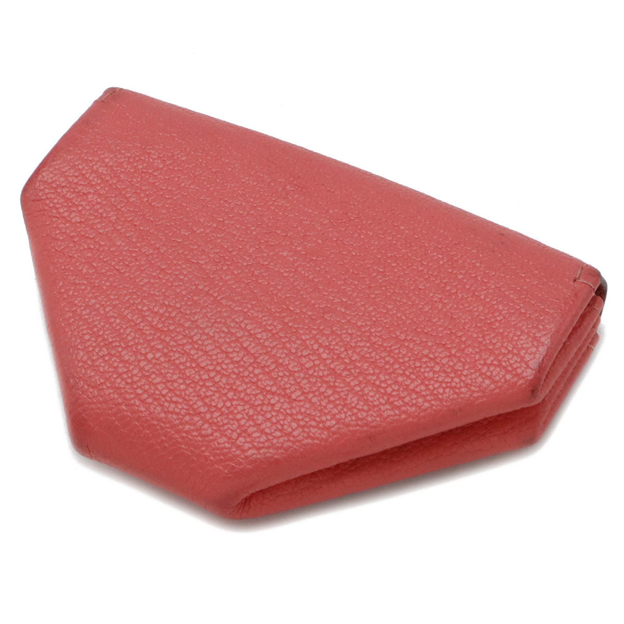 Hermes HERMES Le Vingt Quatre Coin Case, Chevre Mysore Leather, Rose Lipstick, Y Stamp Size ONE SIZE - 3 Thumbnail