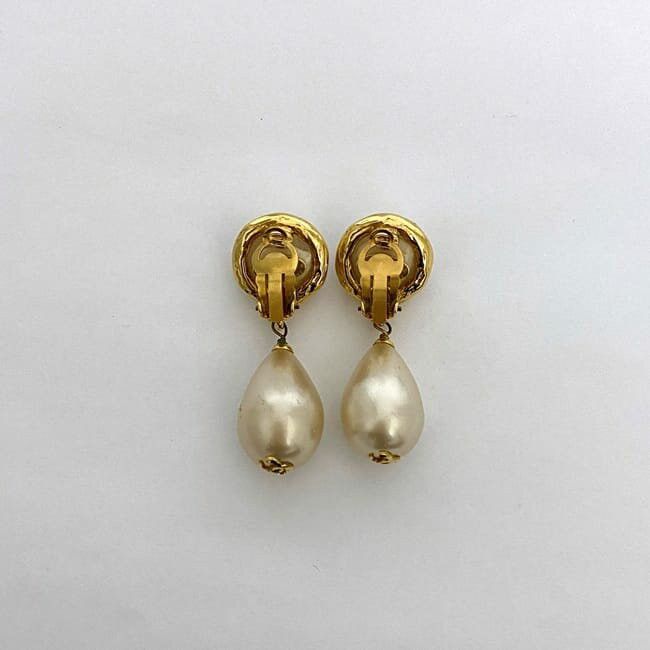 Chanel CHANEL Earrings Gold Plated Size ONE SIZE - 2 Thumbnail