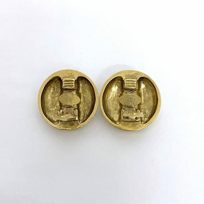 Chanel CHANEL Earrings Gold Plated Size ONE SIZE - 3 Thumbnail