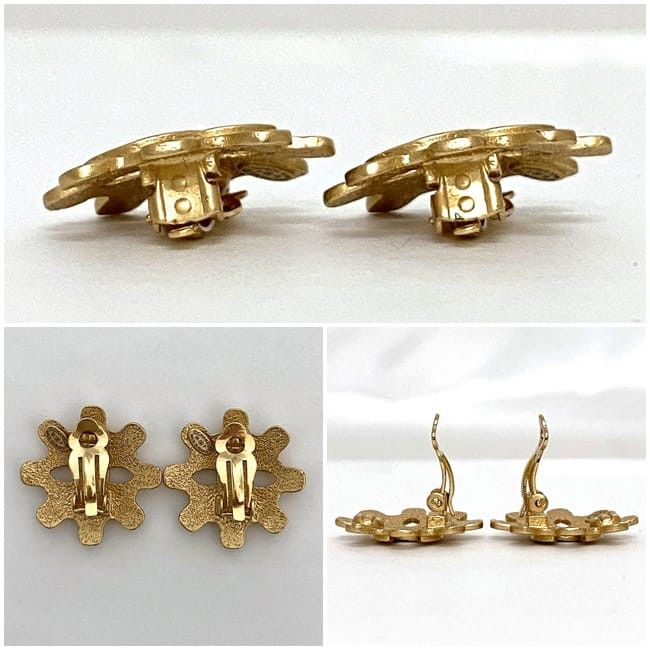 Chanel CHANEL Earrings Gold Plated Size ONE SIZE - 2 Thumbnail