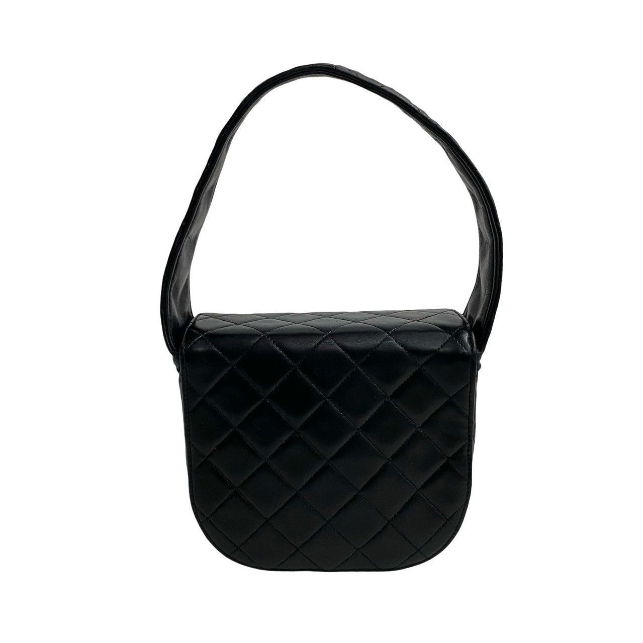 Chanel Chanel Handbag Black Leather Size ONE SIZE - 3 Thumbnail