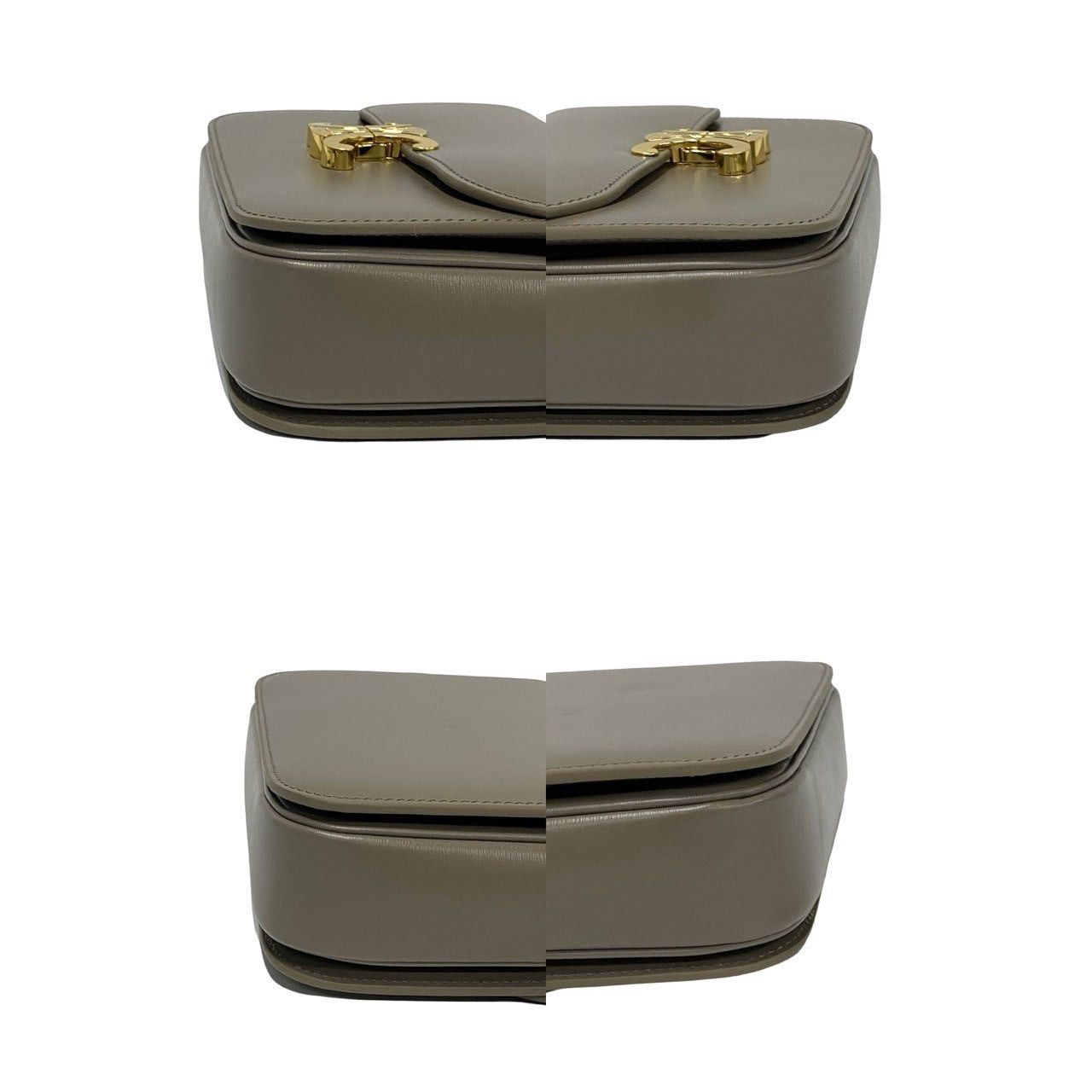 Celine Celine Shoulder Bag Grey Leather Size ONE SIZE - 7 Thumbnail