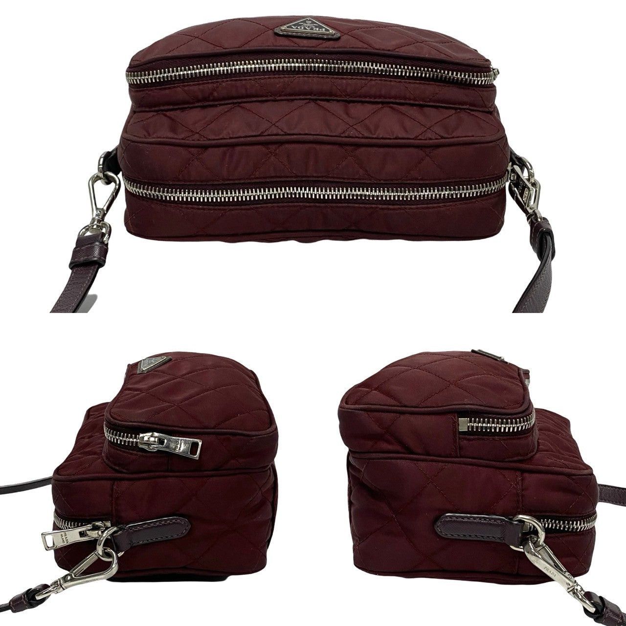 Prada Prada Shoulder Bag Red Synthetic Size ONE SIZE - 5 Thumbnail