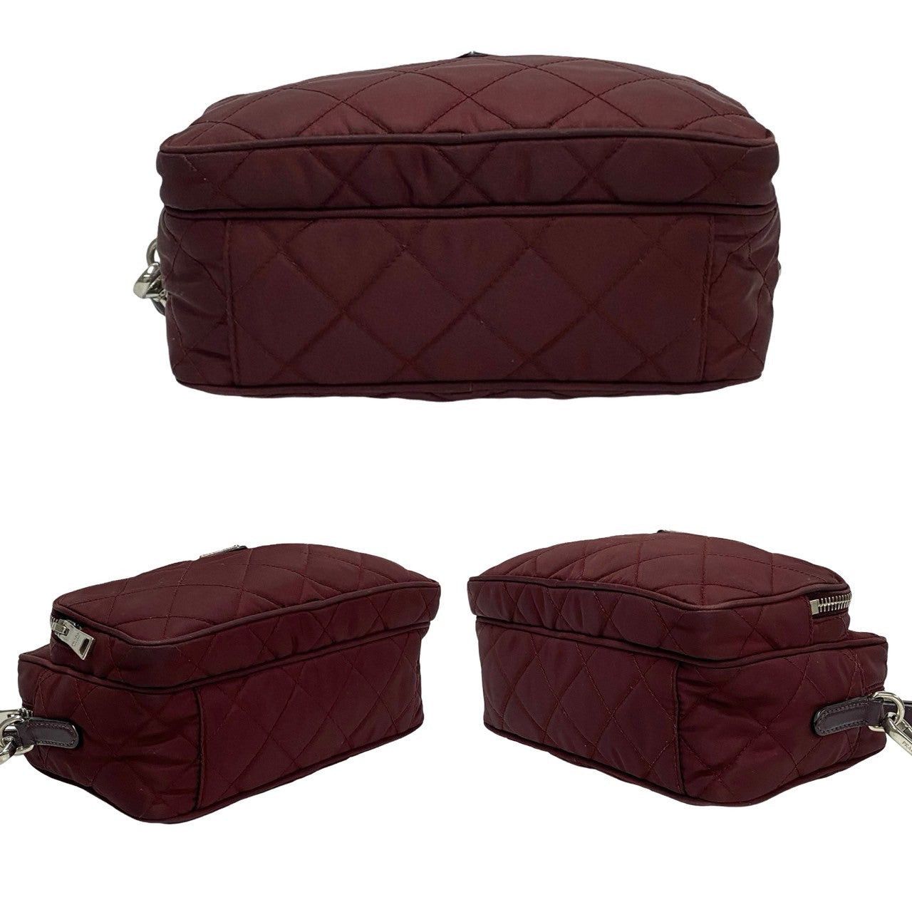 Prada Prada Shoulder Bag Red Synthetic Size ONE SIZE - 6 Thumbnail