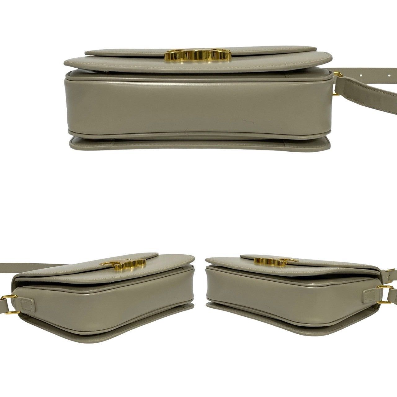 Celine Celine Shoulder Bag Neutrals Leather Size ONE SIZE - 6 Thumbnail