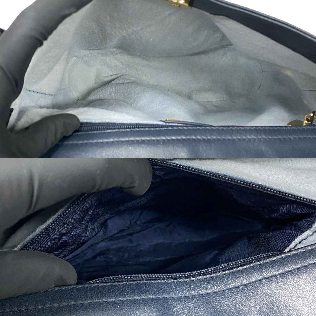 Gucci Gucci Shoulder Bag Blue Leather Size ONE SIZE - 9 Thumbnail