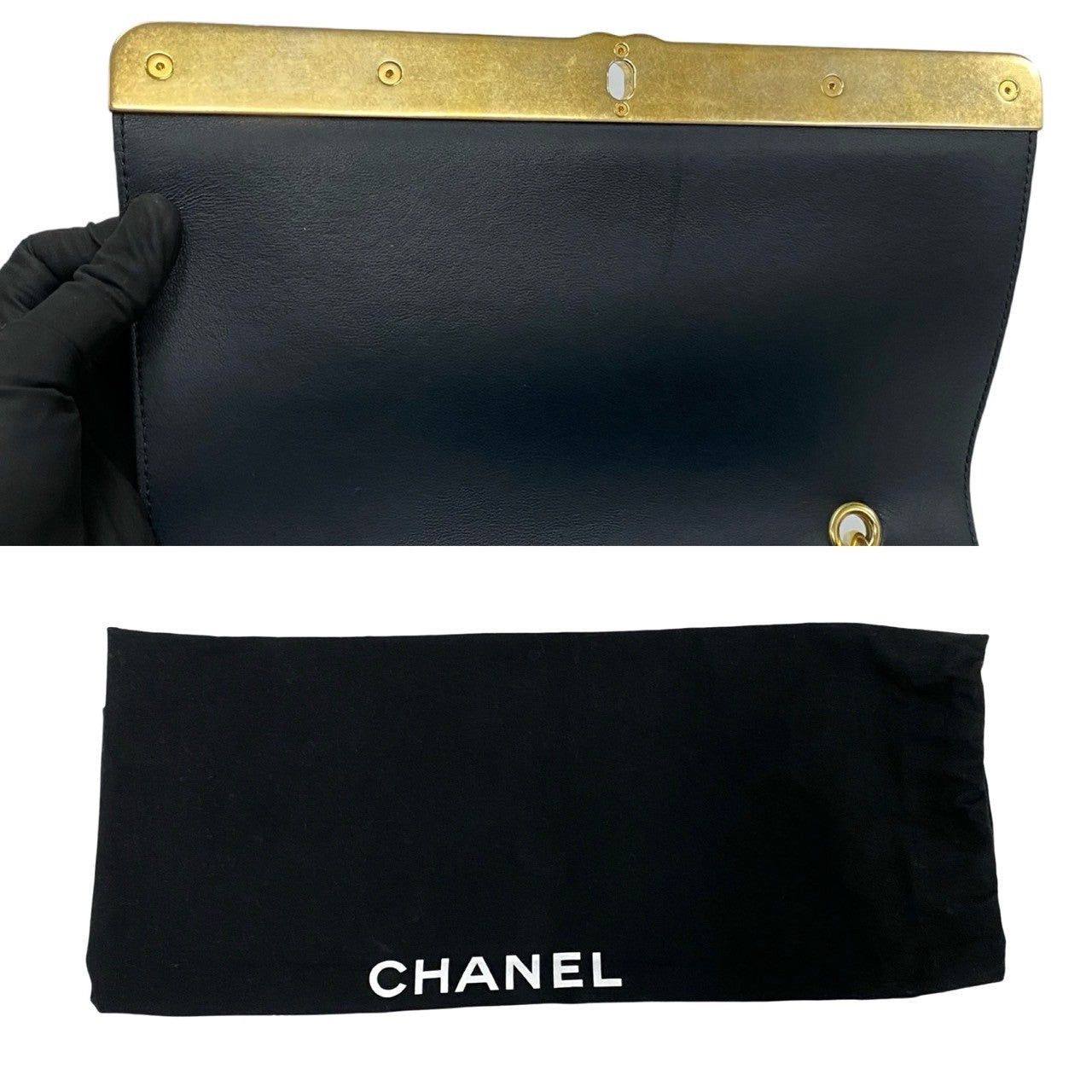 Chanel Chanel Shoulder Bag Blue Leather Size ONE SIZE - 8 Thumbnail