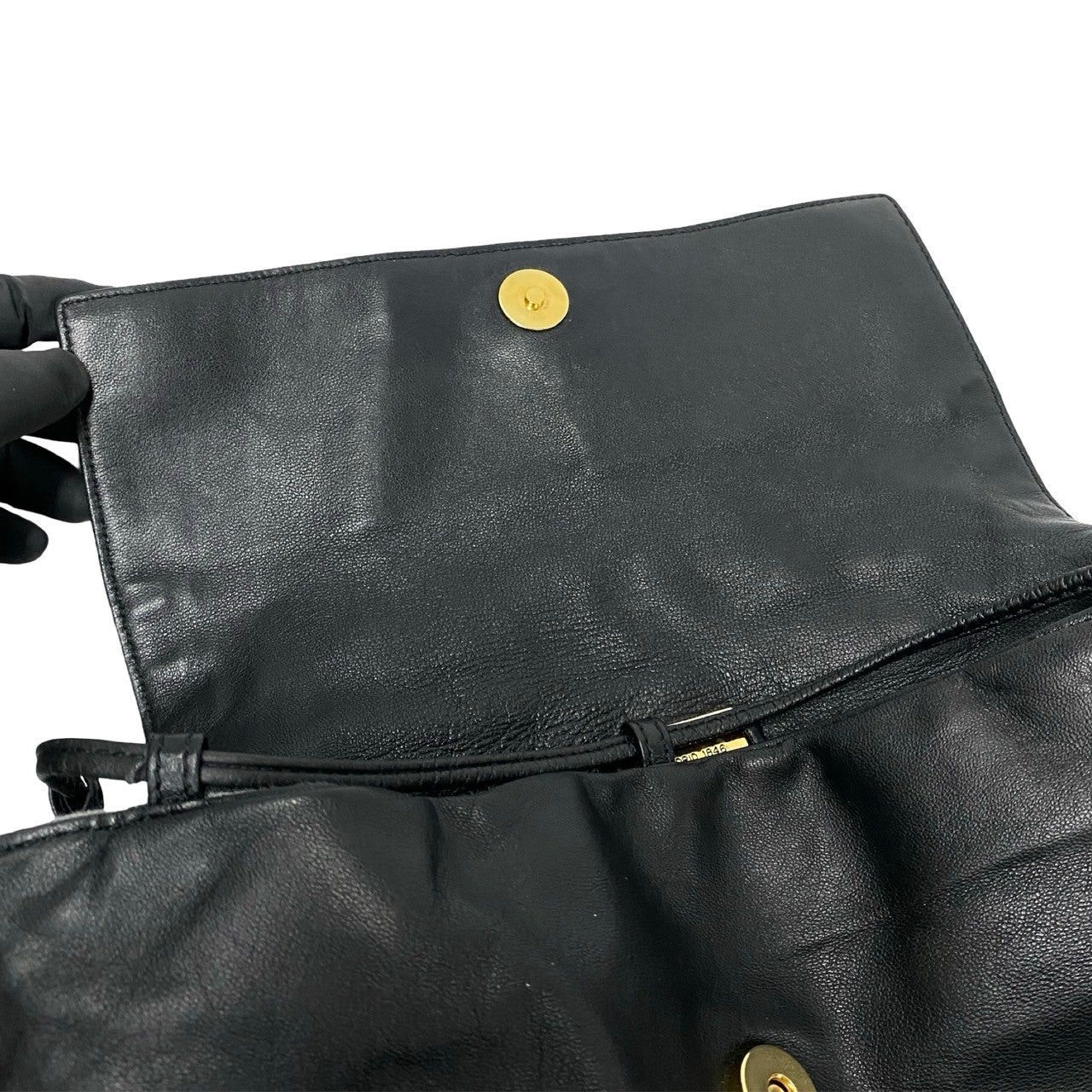 Loewe Loewe Shoulder Bag Black Leather Size ONE SIZE - 8 Thumbnail