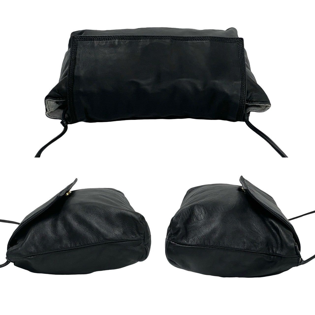 Loewe Loewe Shoulder Bag Black Leather Size ONE SIZE - 5 Thumbnail