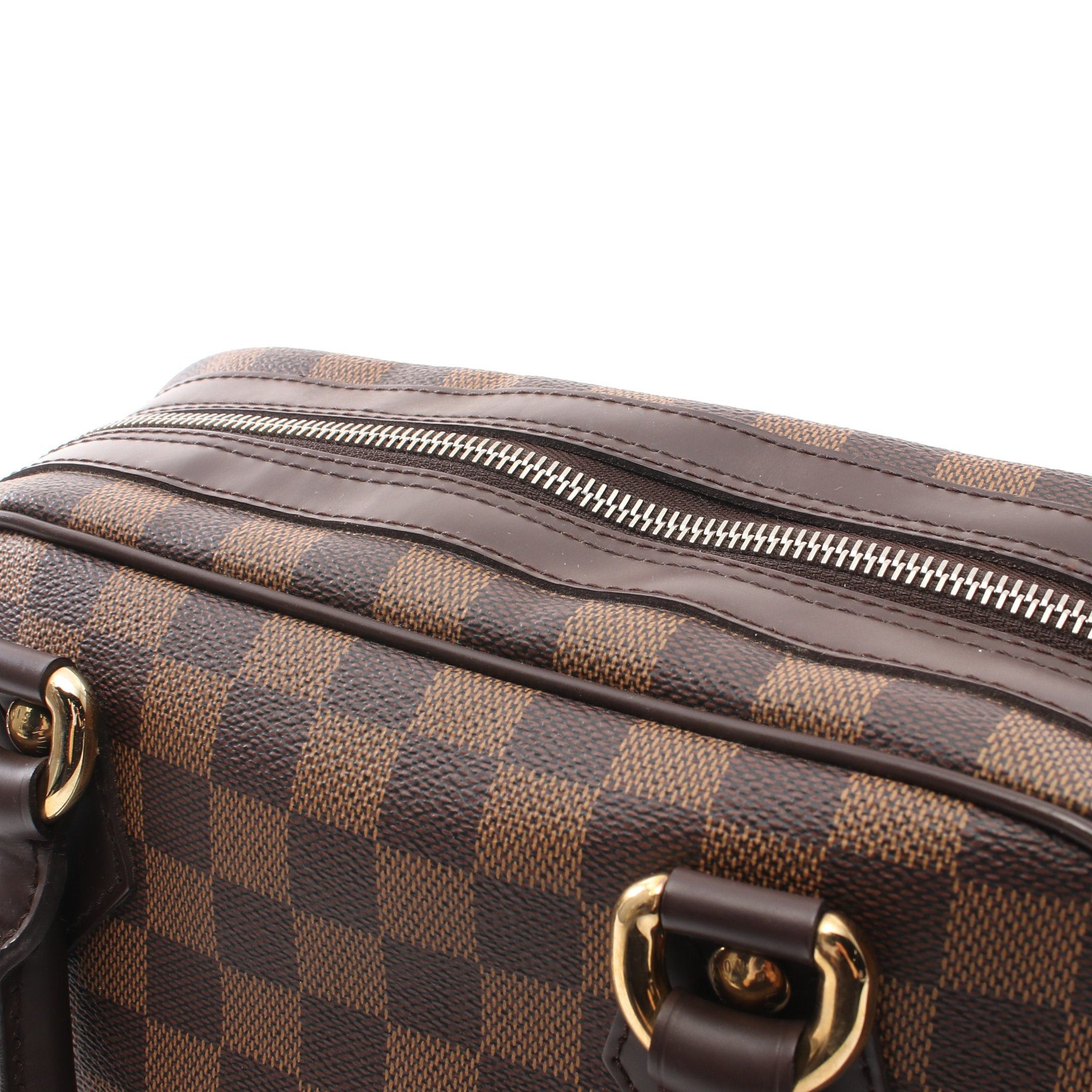 Louis Vuitton Louis Vuitton Duomo Damier Ebene Handbag Leather Brown Size ONE SIZE - 6 Thumbnail