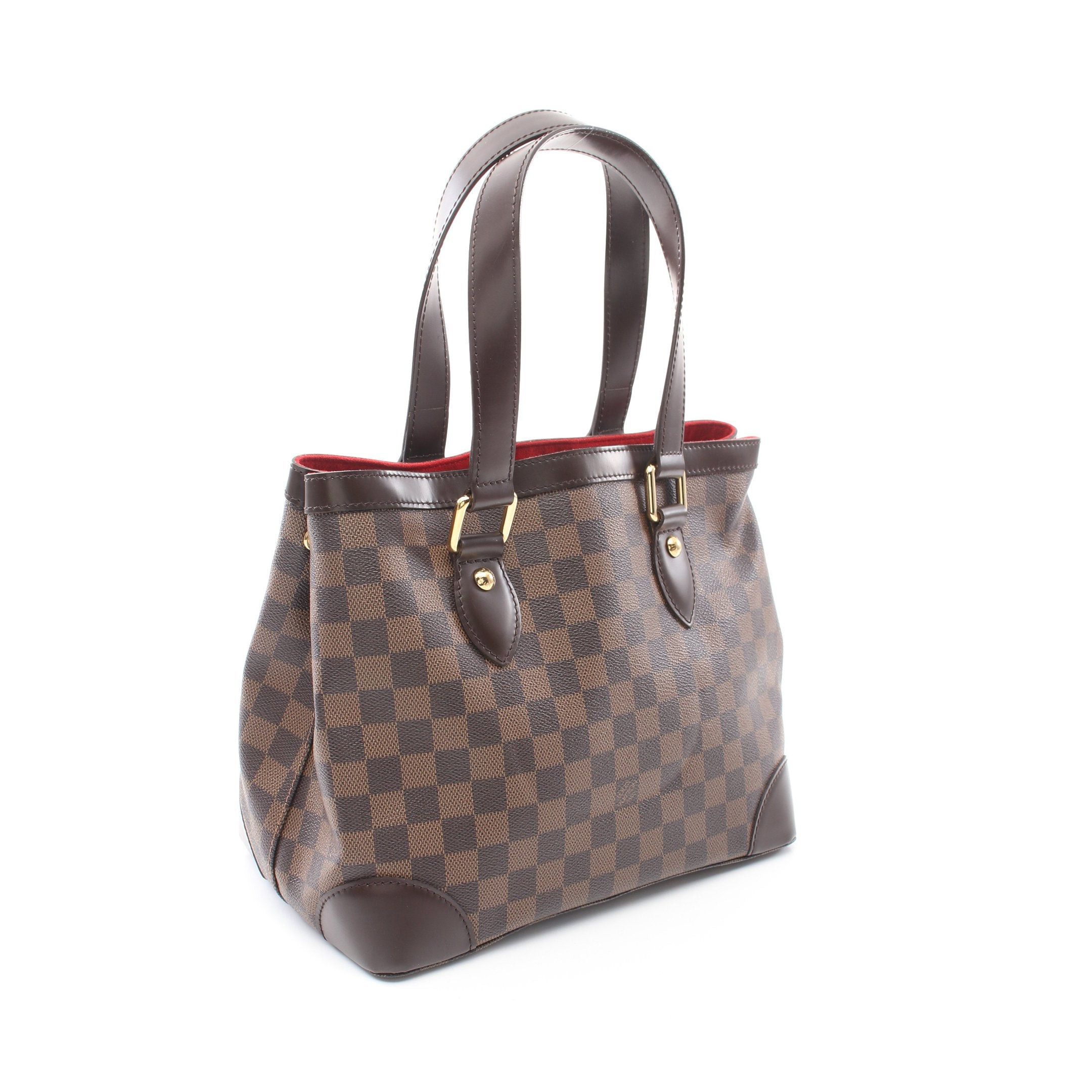 Louis Vuitton Louis Vuitton Hampstead Pm Damier Ebene Handbag Tote Bag Leather Brown Size ONE SIZE - 2 Thumbnail