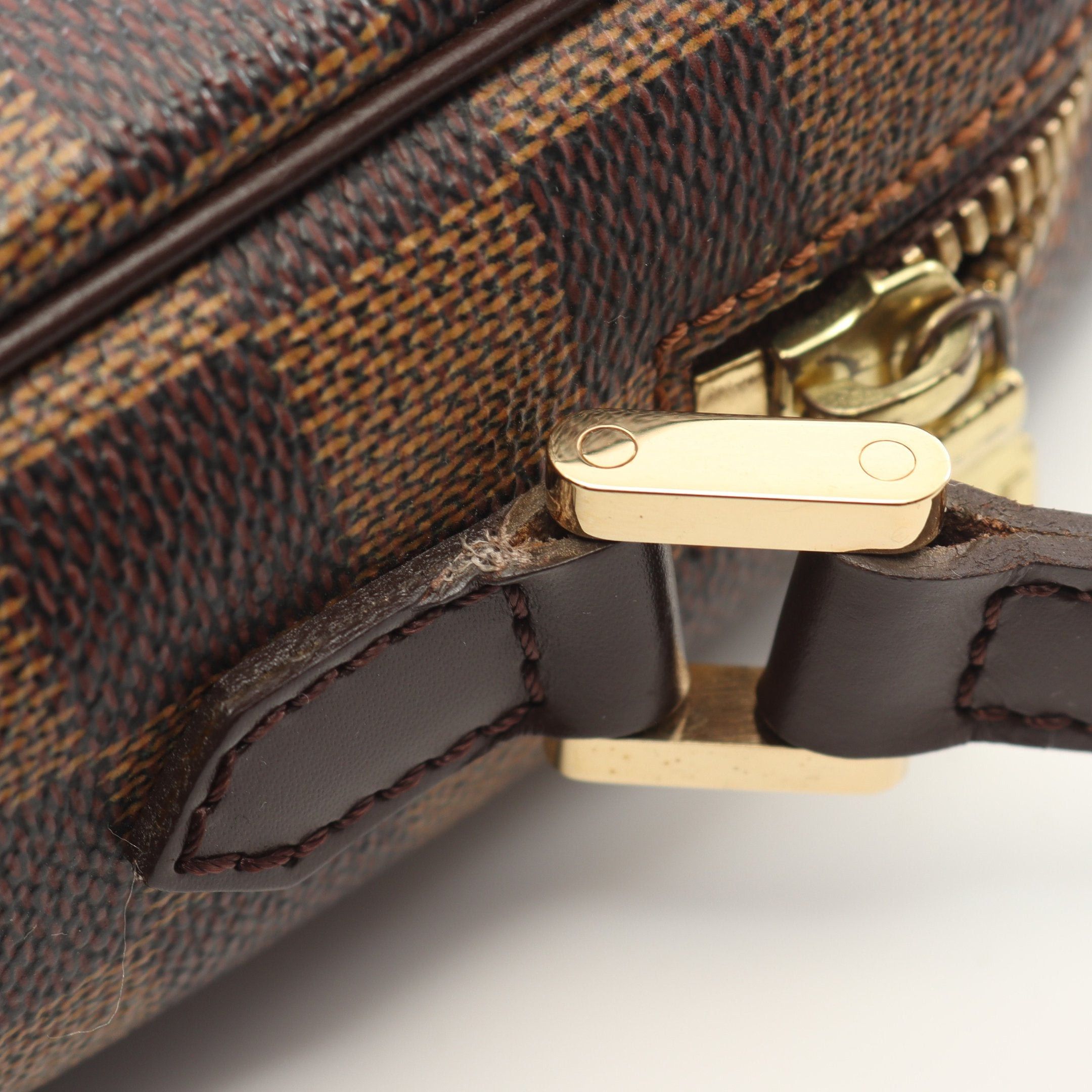 Louis Vuitton Louis Vuitton Ipanema Pm Damier Ebene Shoulder Bag Leather Brown Size ONE SIZE - 7 Thumbnail