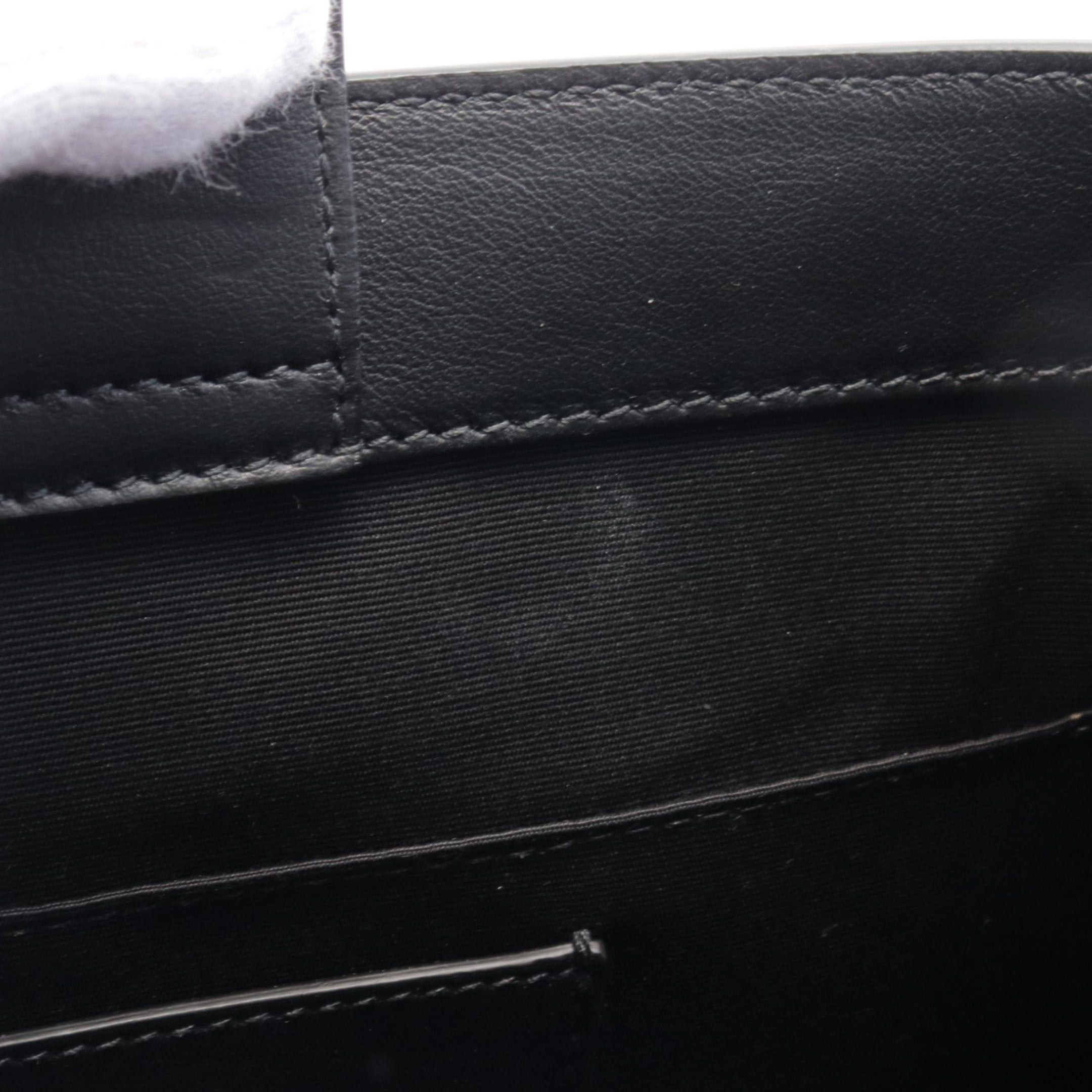 Bvlgari Bvlgari Bvlgari Logo Handbag Leather Black Size ONE SIZE - 5 Thumbnail