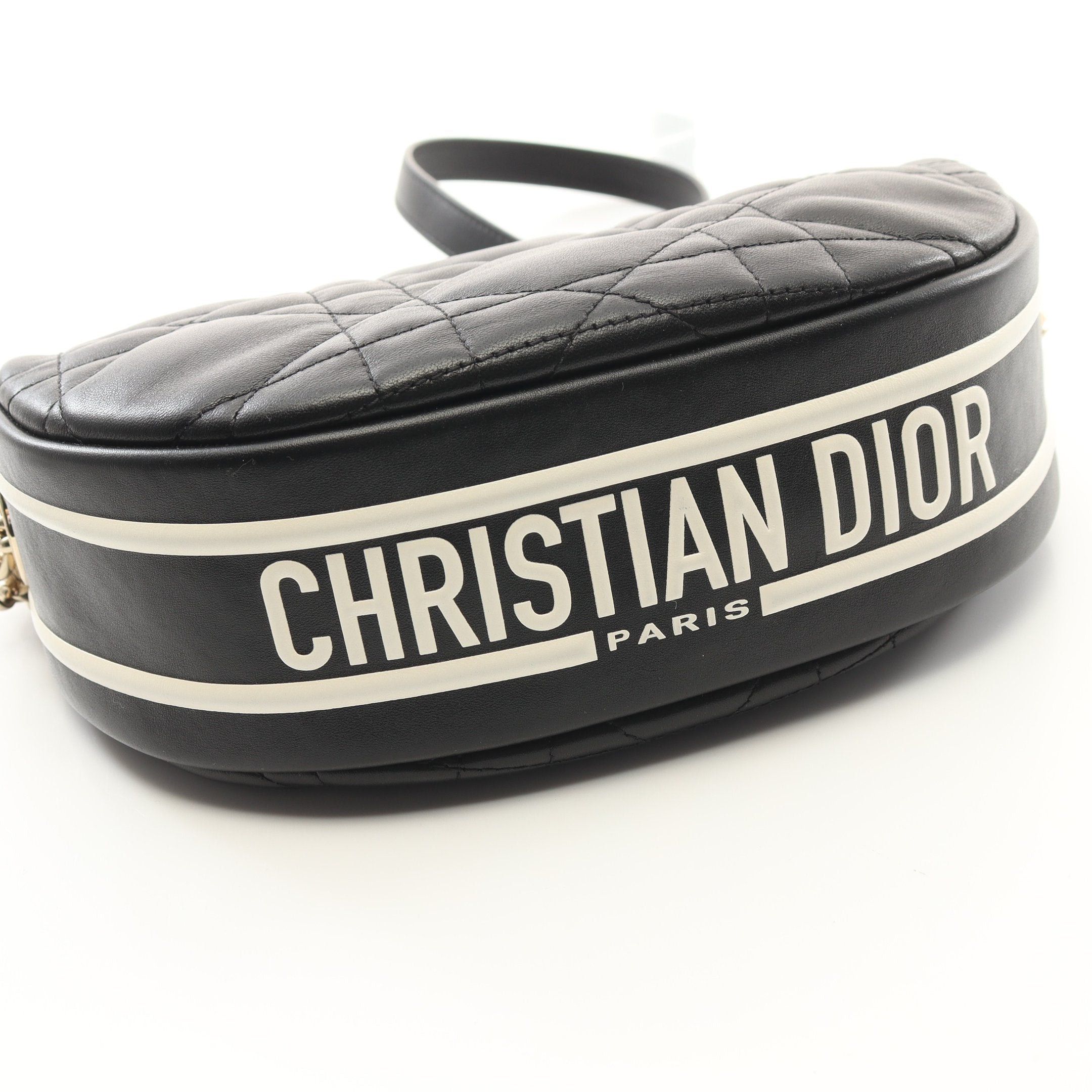 Dior Dior Vibe Hobo Canage Shoulder Bag Leather Black White Size ONE SIZE - 5 Thumbnail
