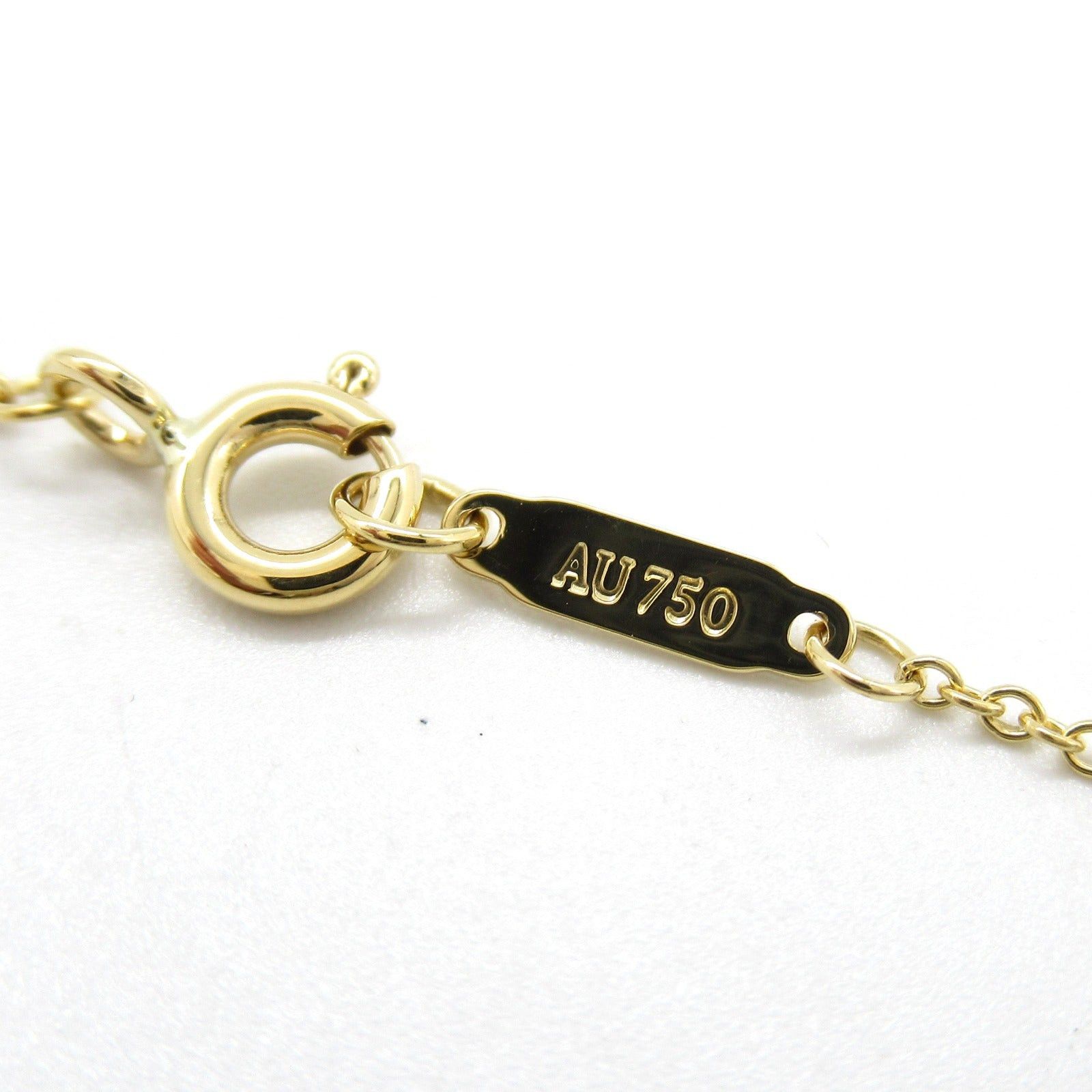 Tiffany & Co. Tiffany Co Crown Key Diamond Necklace K18 (Yellow Gold) Clear Size ONE SIZE - 5 Thumbnail
