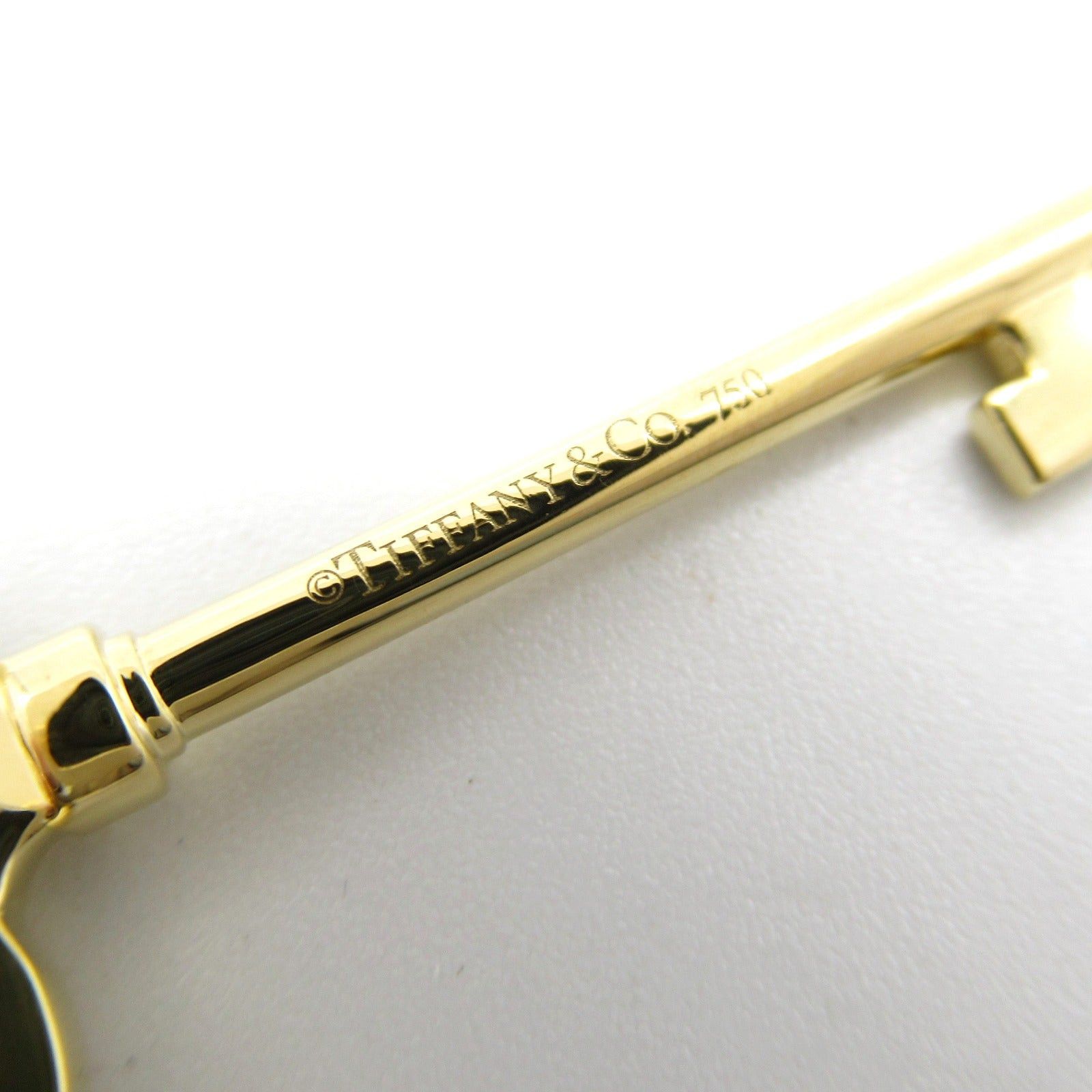 Tiffany & Co. Tiffany Co Crown Key Diamond Necklace K18 (Yellow Gold) Clear Size ONE SIZE - 6 Thumbnail