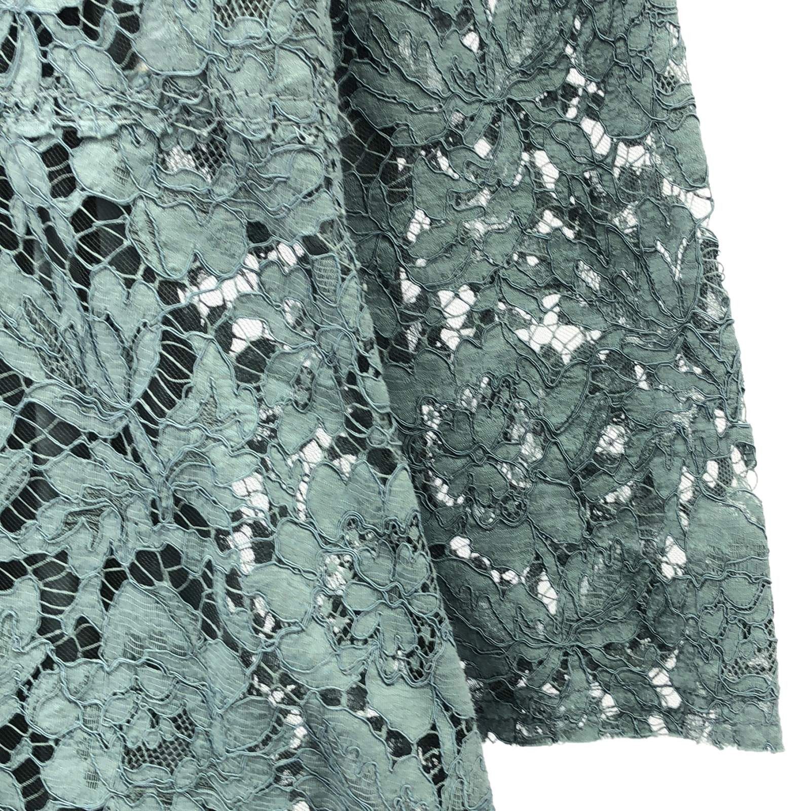 Valentino Valentino Lace Dress (Camisole Included) One Piece Cotton Blue Size ONE SIZE - 4 Thumbnail