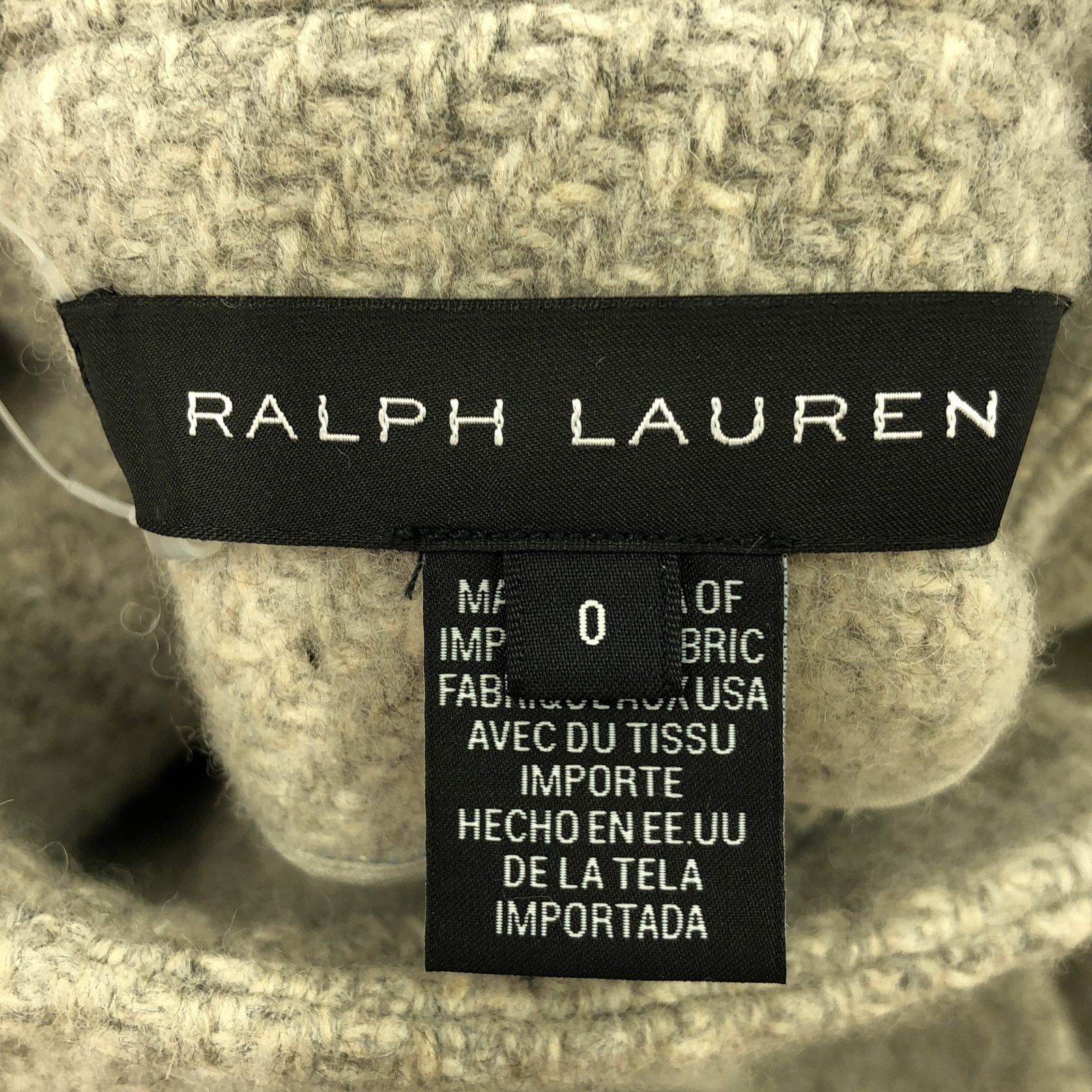Ralph Lauren Ralph Lauren Half Court Coat Wool Gray Size ONE SIZE - 5 Thumbnail