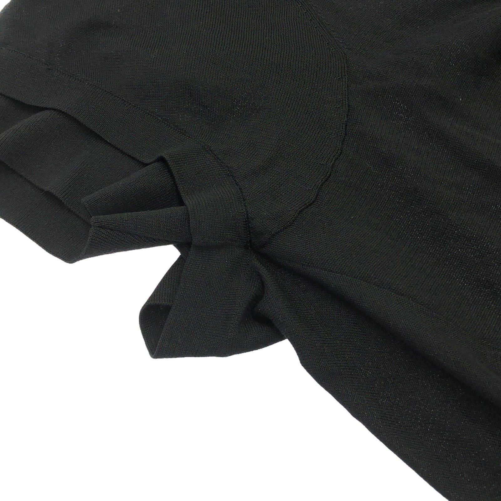 Balenciaga Balenciaga Short Sleeve Blouse Silk Black Size ONE SIZE - 8 Thumbnail