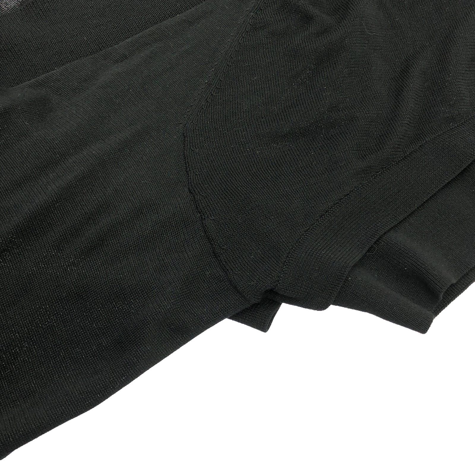 Balenciaga Balenciaga Short Sleeve Blouse Silk Black Size ONE SIZE - 9 Thumbnail