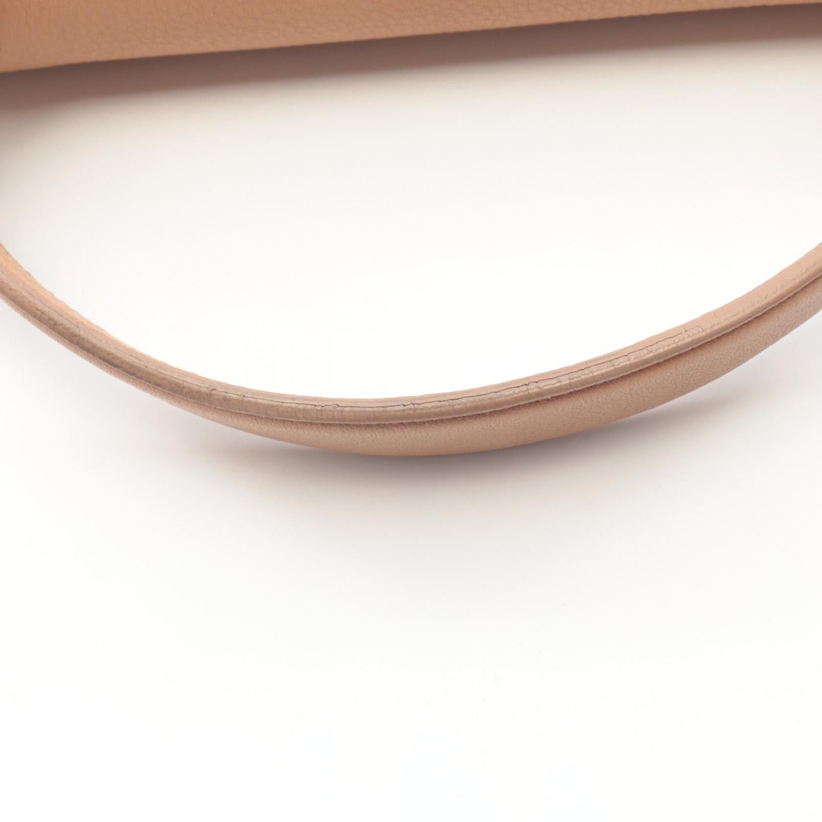 Yves Saint Laurent Yves Saint Laurent Muse To Mini Handbag Leather Beige Size ONE SIZE - 6 Thumbnail