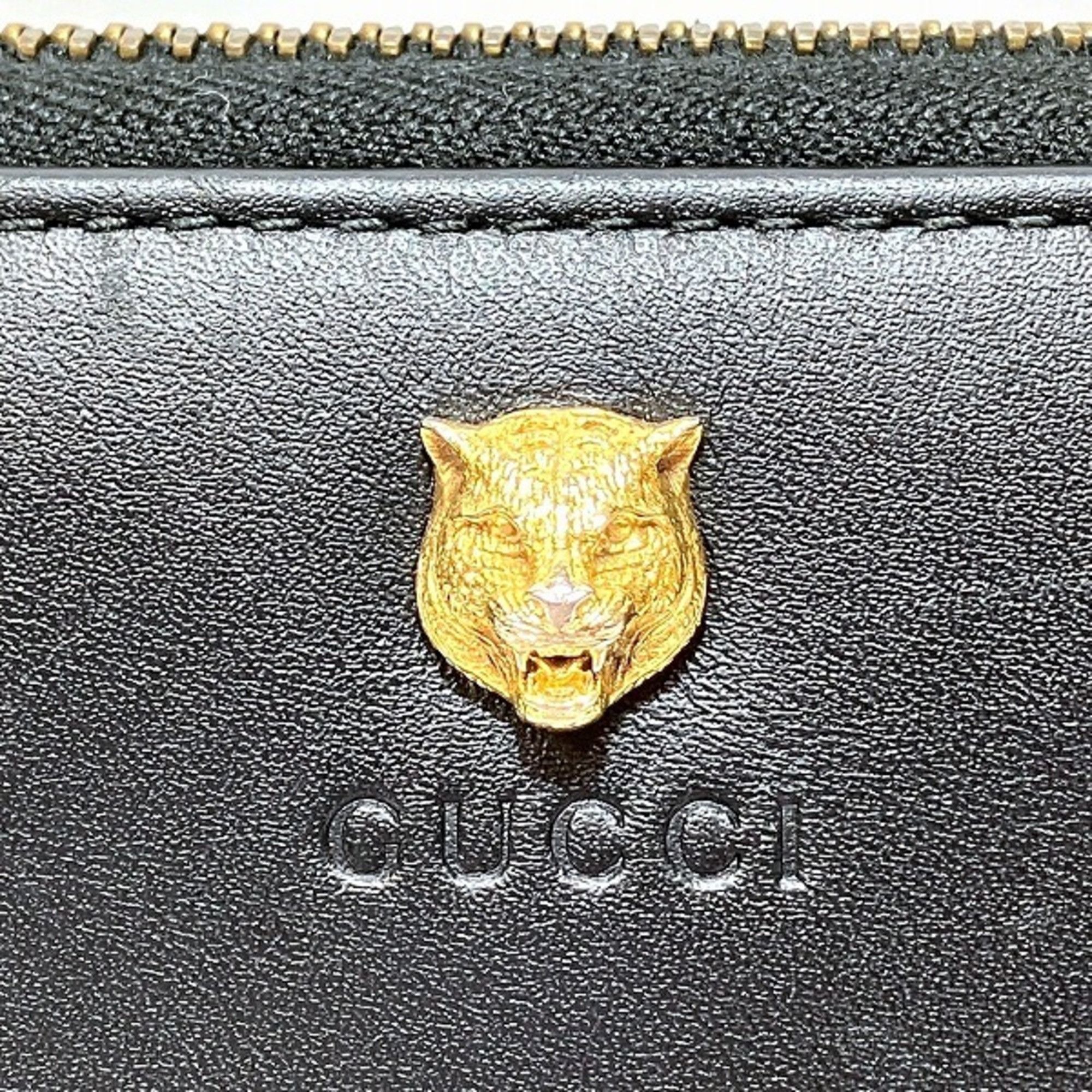 Gucci GUCCI Animalier Tiger 428721 Round Long Wallet for Men Size ONE SIZE - 4 Thumbnail