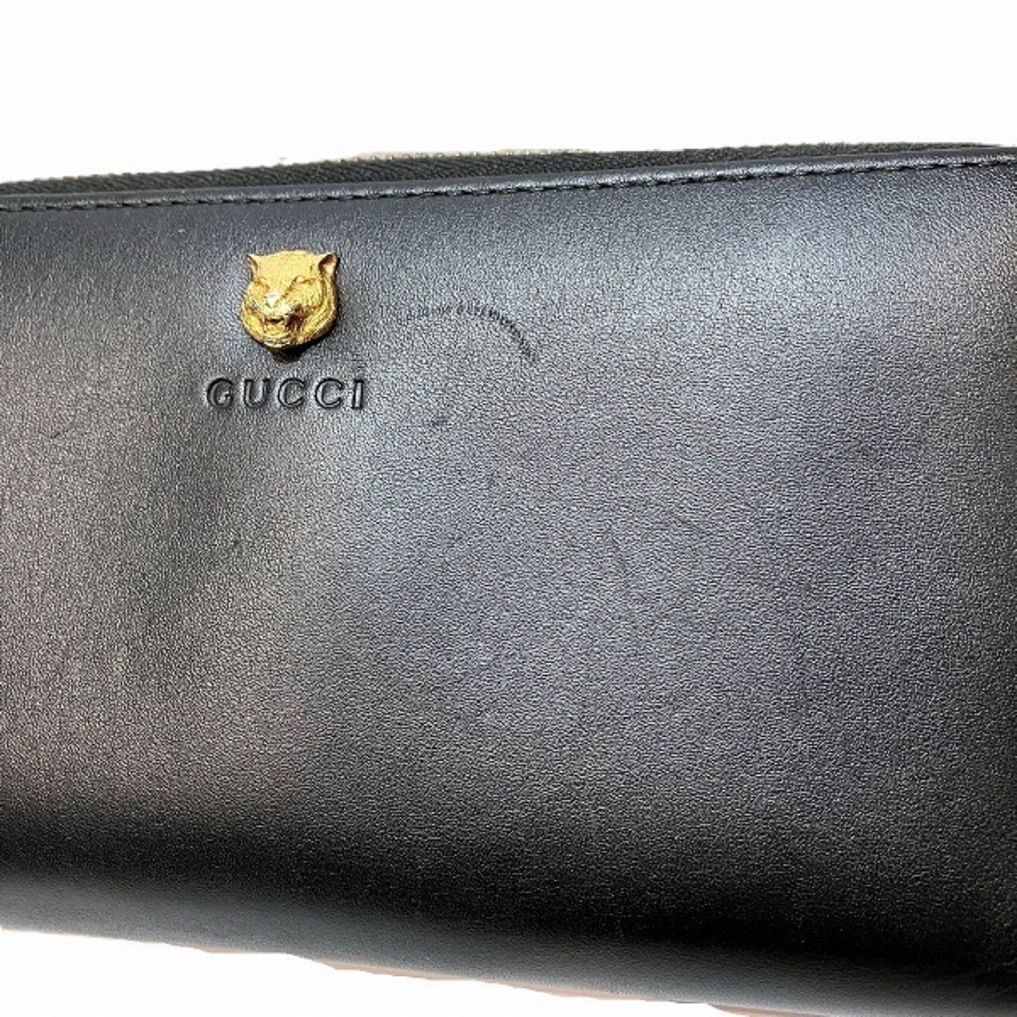 Gucci GUCCI Animalier Tiger 428721 Round Long Wallet for Men Size ONE SIZE - 6 Thumbnail