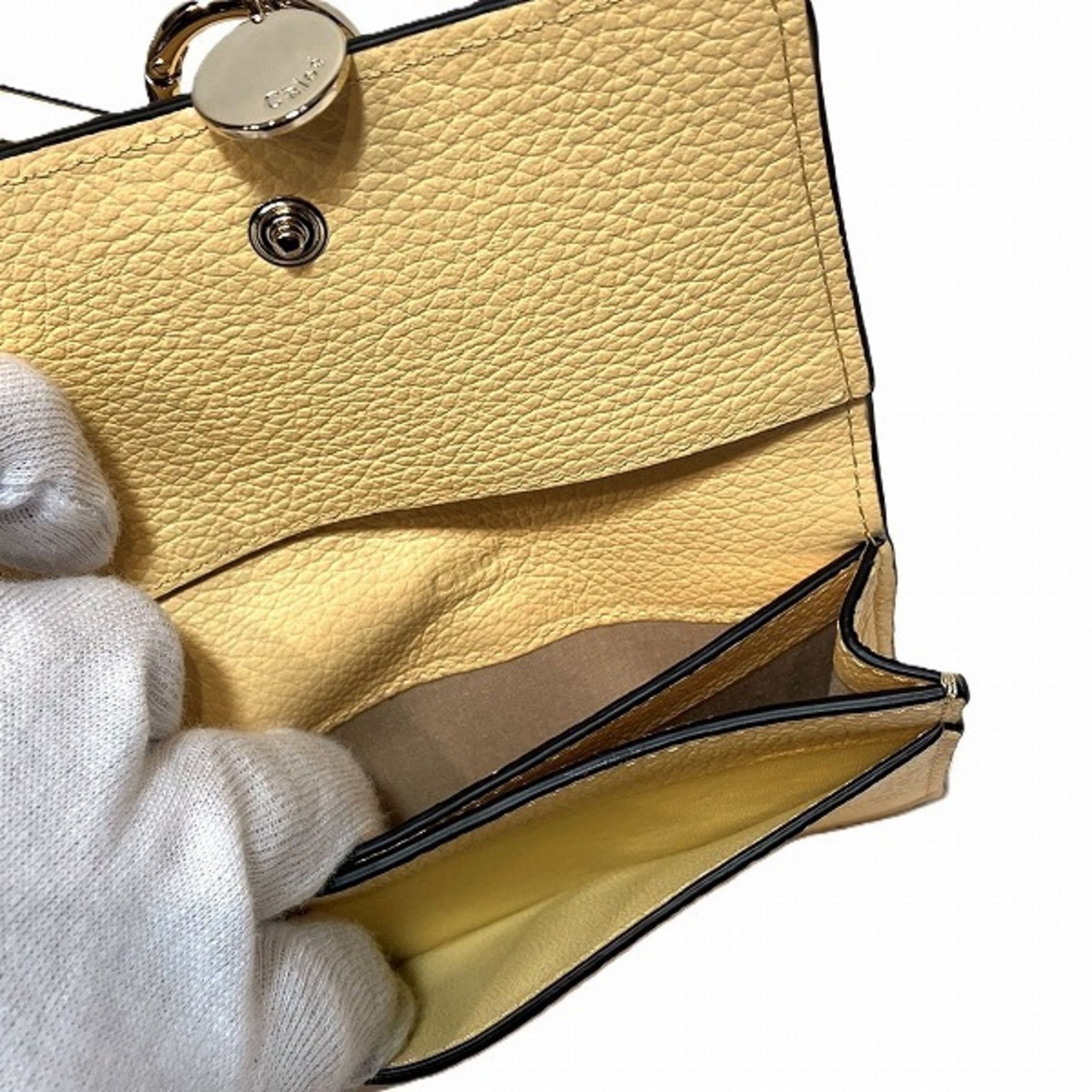 Chloe Chloé Chloe Alphabet Business Card Holder/Card Case Accessories Holder Women's Size ONE SIZE - 8 Thumbnail