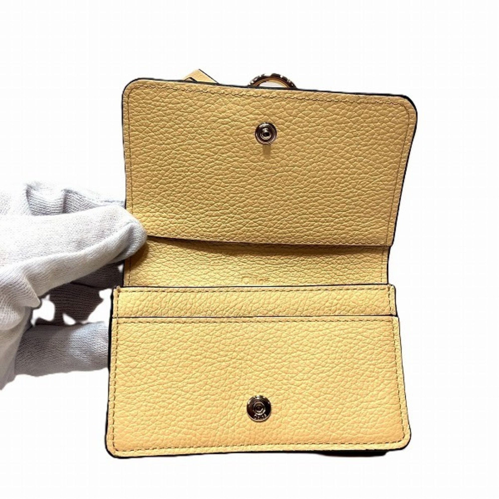 Chloe Chloé Chloe Alphabet Business Card Holder/Card Case Accessories Holder Women's Size ONE SIZE - 2 Thumbnail