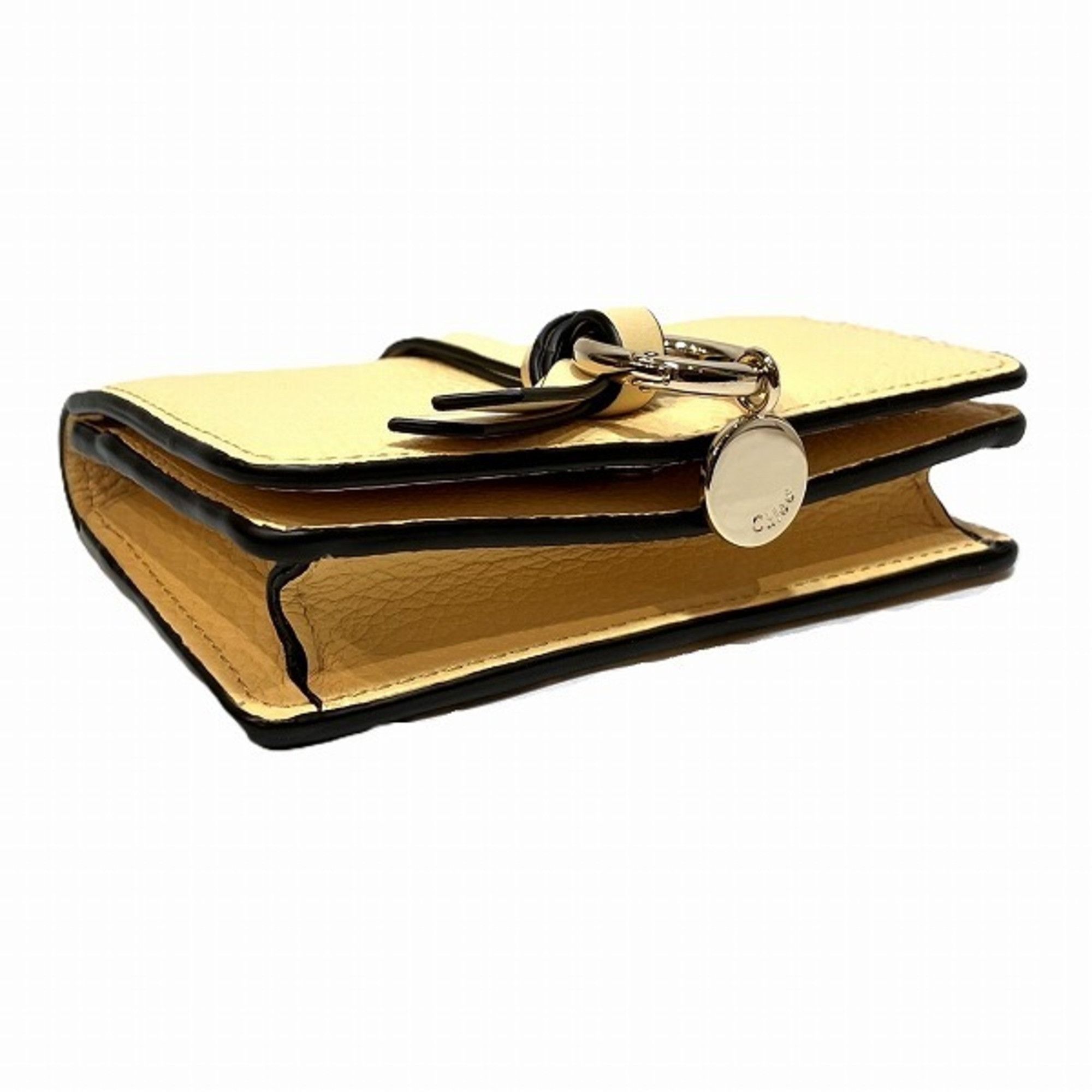 Chloe Chloé Chloe Alphabet Business Card Holder/Card Case Accessories Holder Women's Size ONE SIZE - 7 Thumbnail