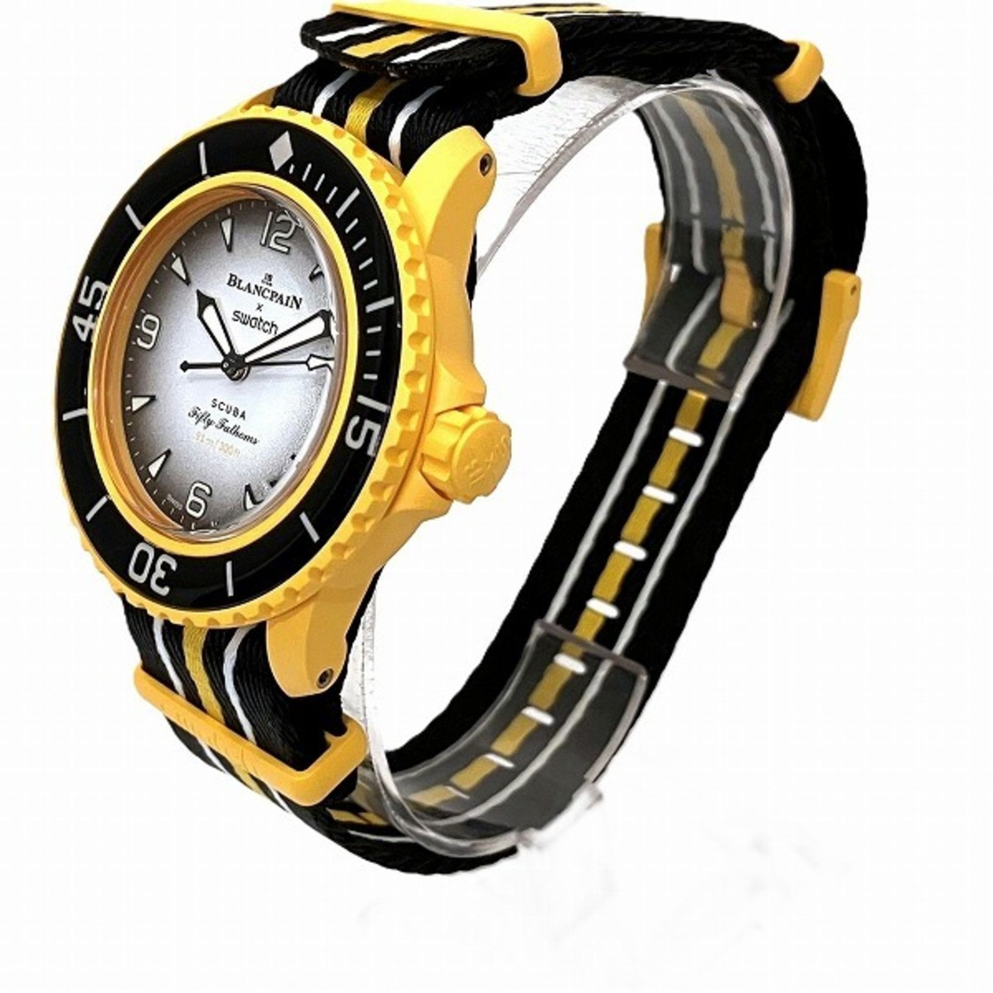 Other Blancpain Swatch Pacific Ocean S035P100 Automatic Watch Men's Wristwatch Size ONE SIZE - 2 Thumbnail