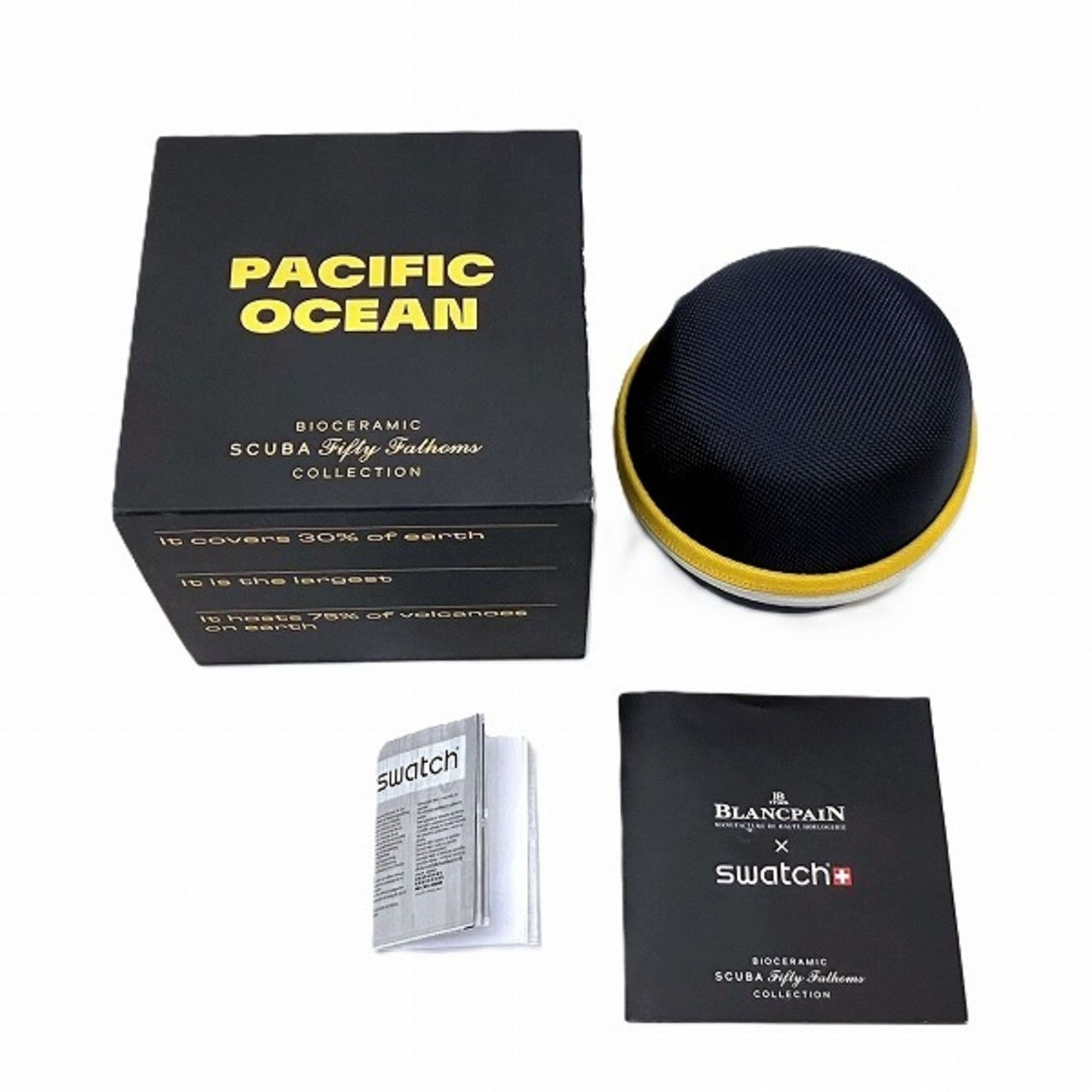 Other Blancpain Swatch Pacific Ocean S035P100 Automatic Watch Men's Wristwatch Size ONE SIZE - 9 Thumbnail