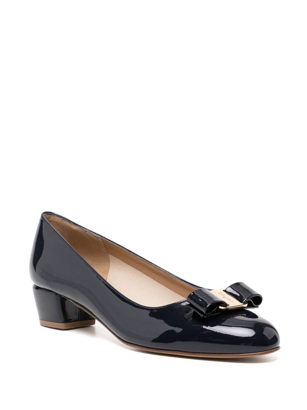 Salvatore Ferragamo VARA NAPLAK PUMPS Size US 5.5 / IT 35.5 - 2 Thumbnail